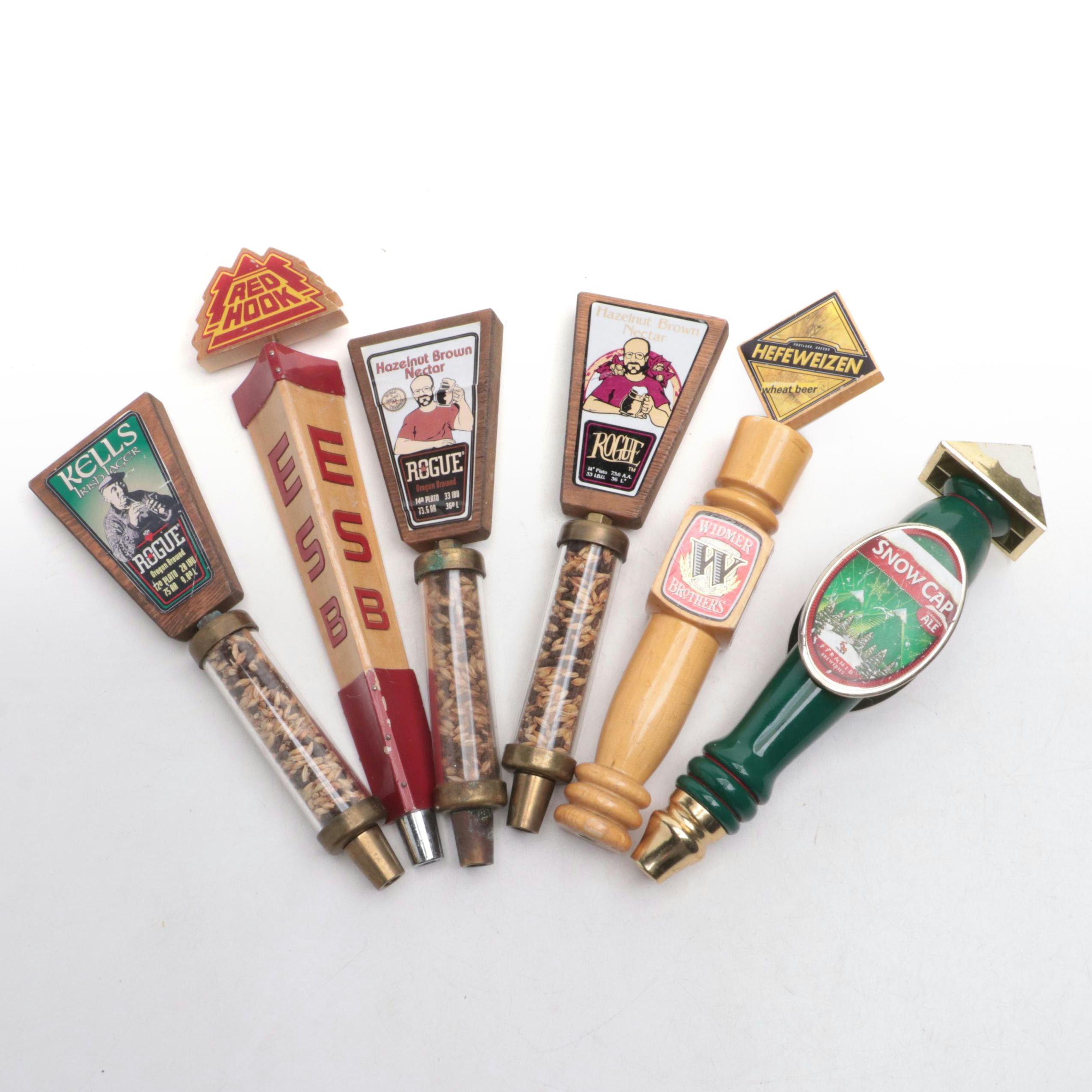 Rogue, Red Hook, Hefeweizen, and More Beer Tap Handles