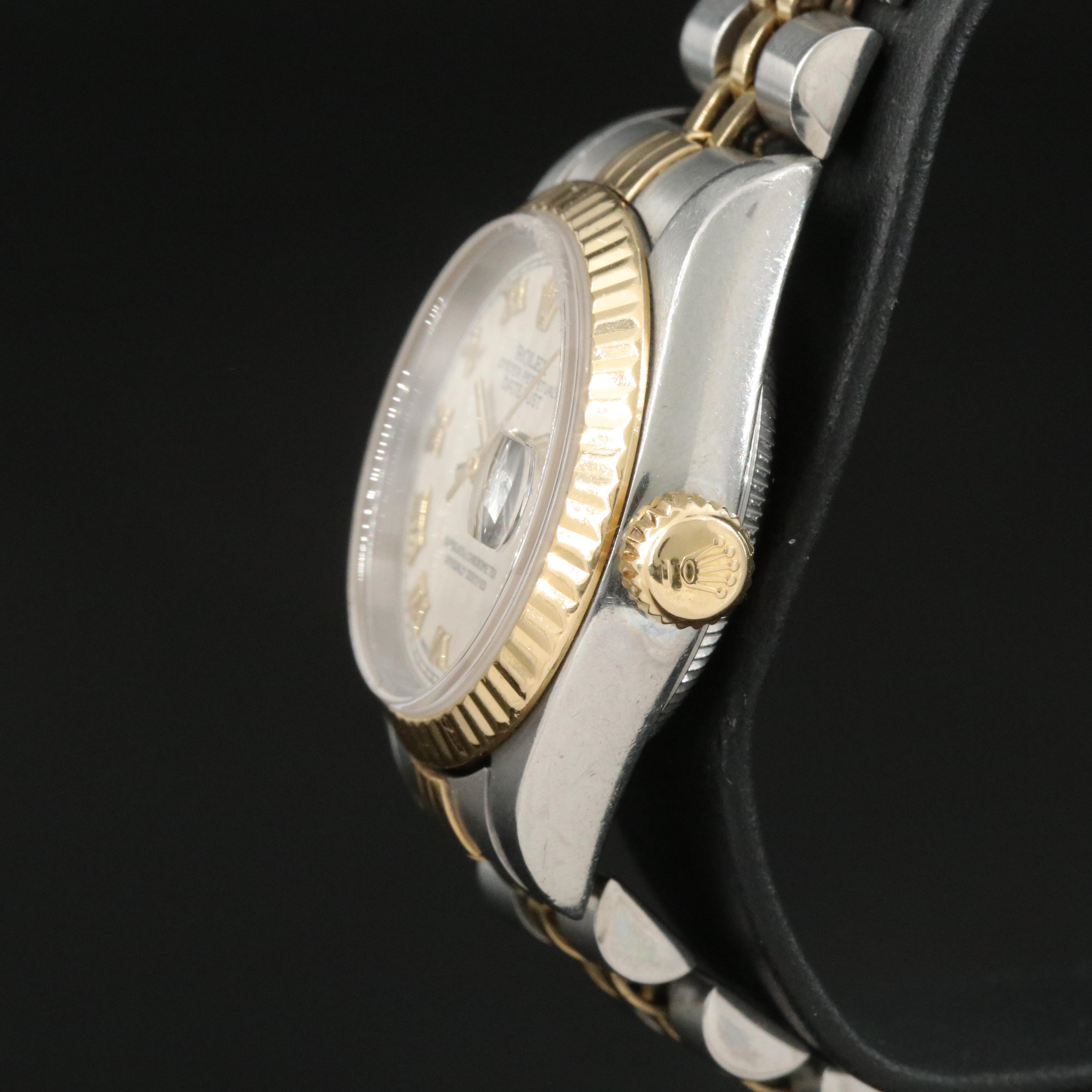 1997 Rolex Datejust Pyramid Dial 26MM Two-Tone Automatic Watch