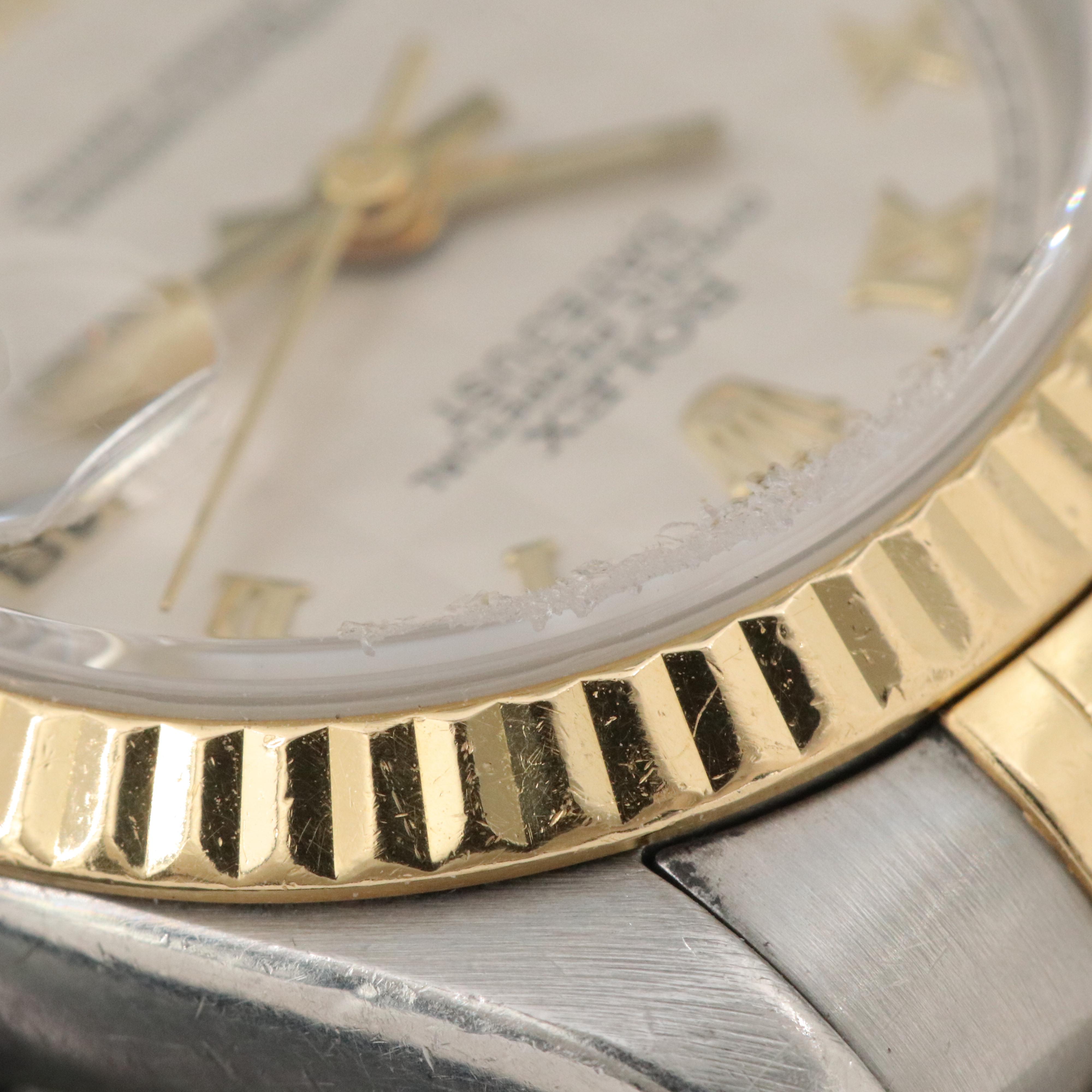 1997 Rolex Datejust Pyramid Dial 26MM Two-Tone Automatic Watch