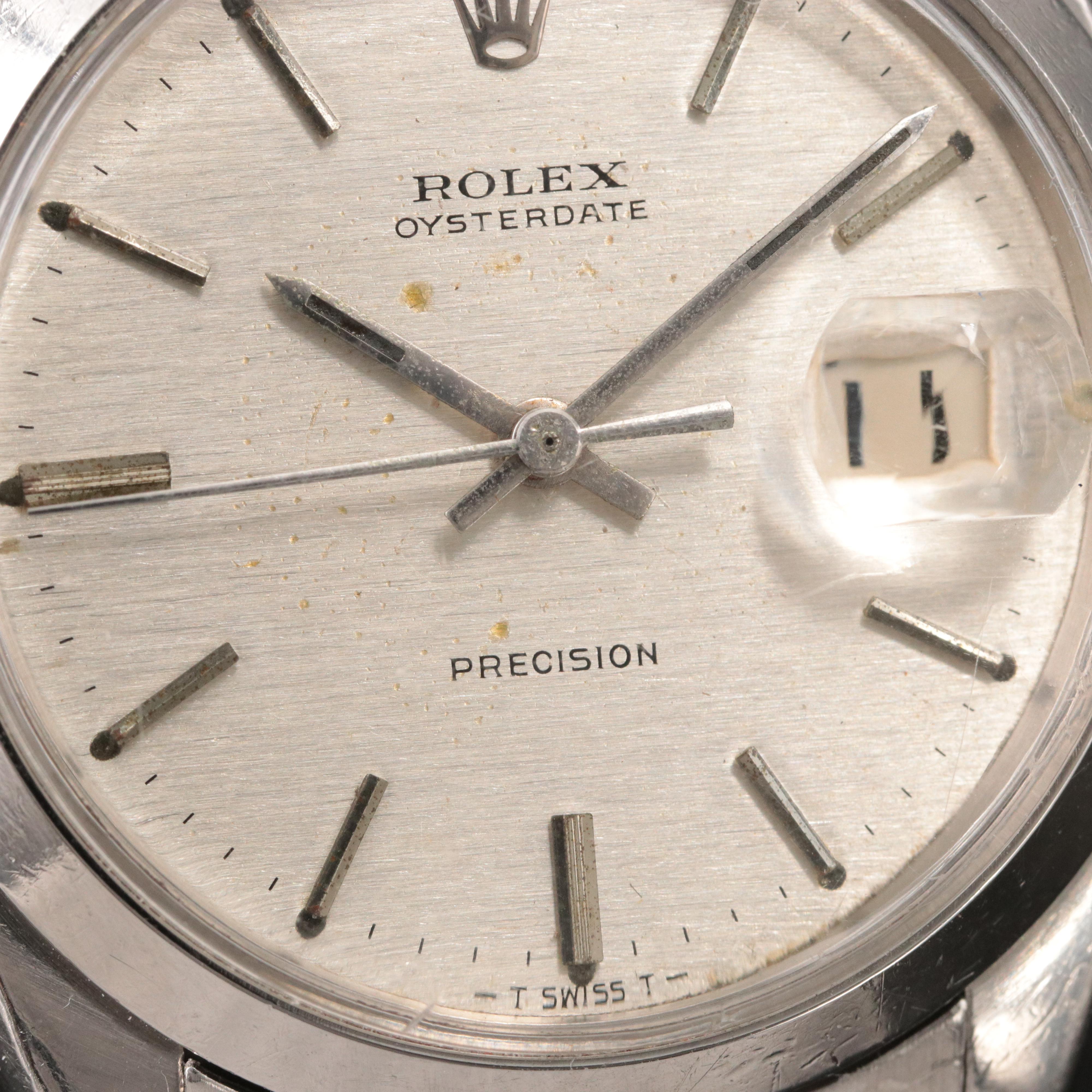 1968 Rolex Precision Oysterdate Watch
