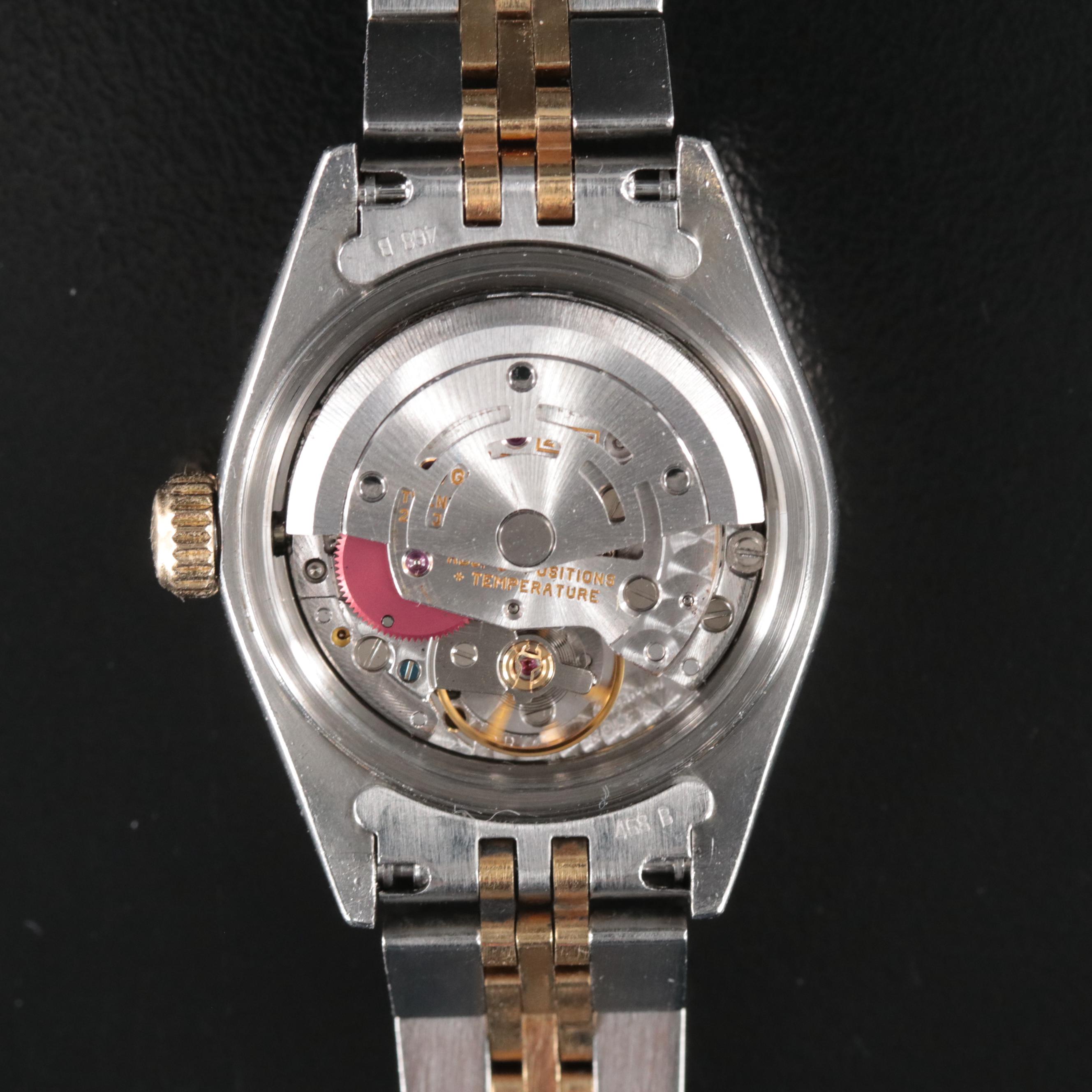 1995 Rolex Custom 1.01 CTW Diamond Dial and Bezel Datejust Watch