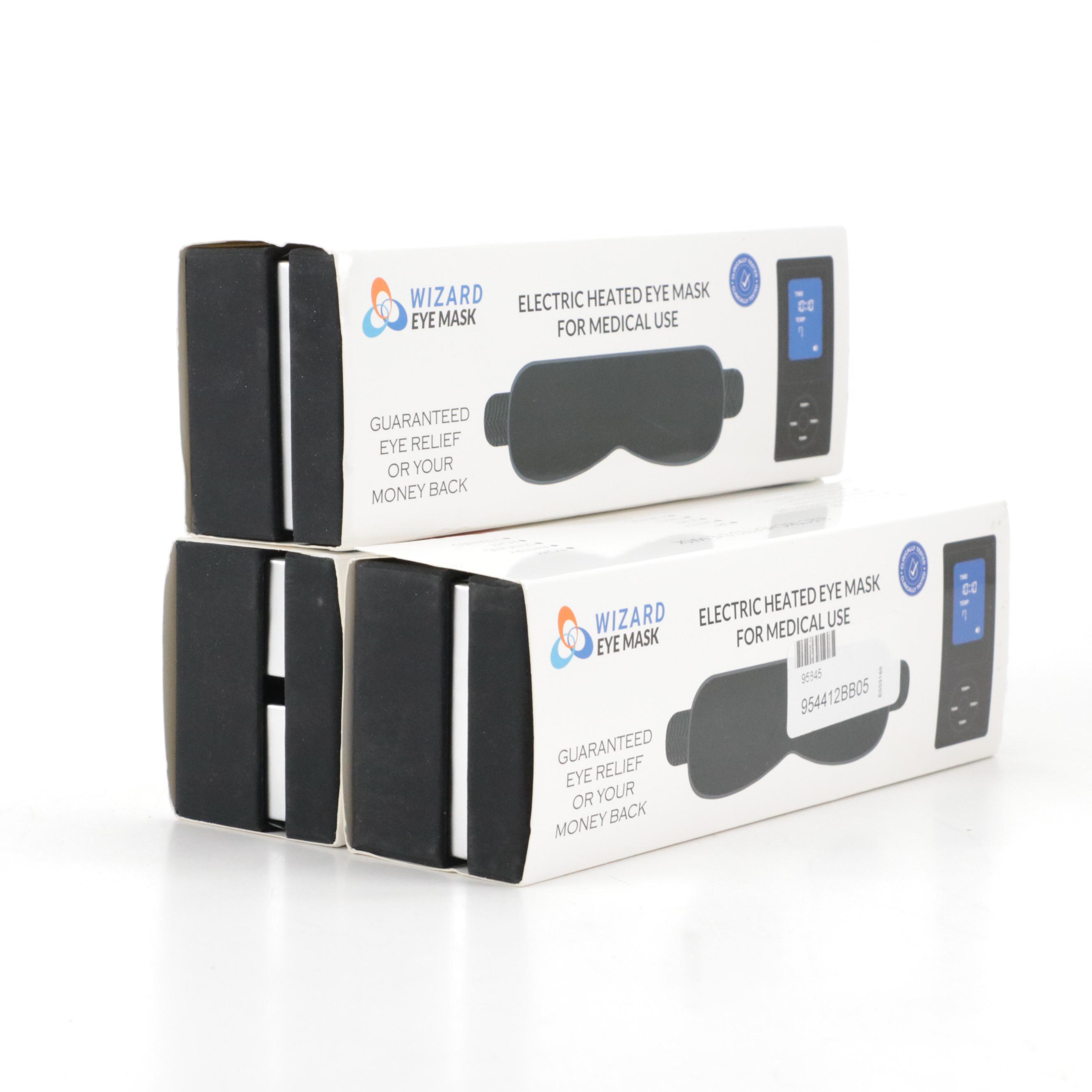 Wizard Research Dry Eye Relief Heated Eye Masks in Box