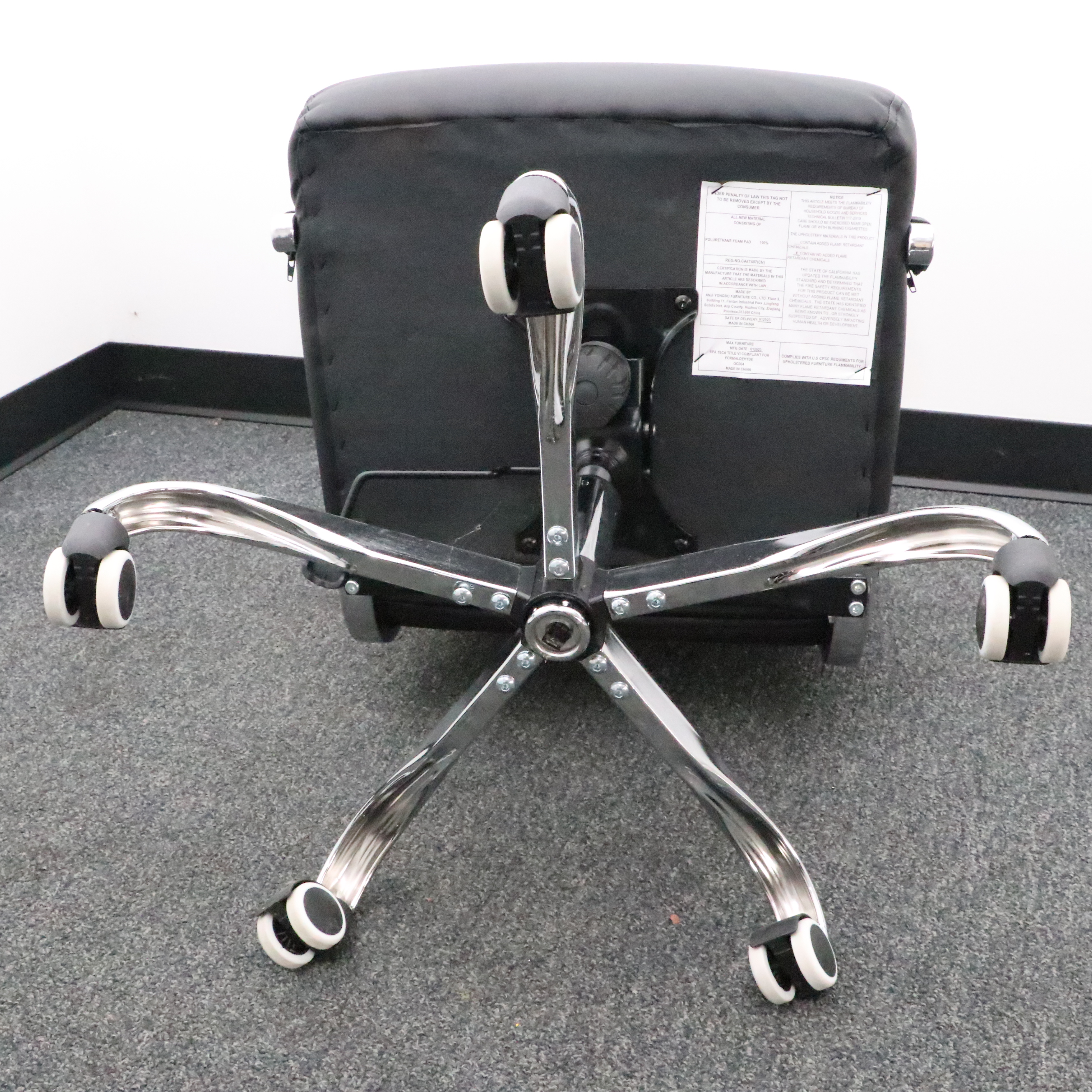 Contemporary Office Conference Table and Six Chairs