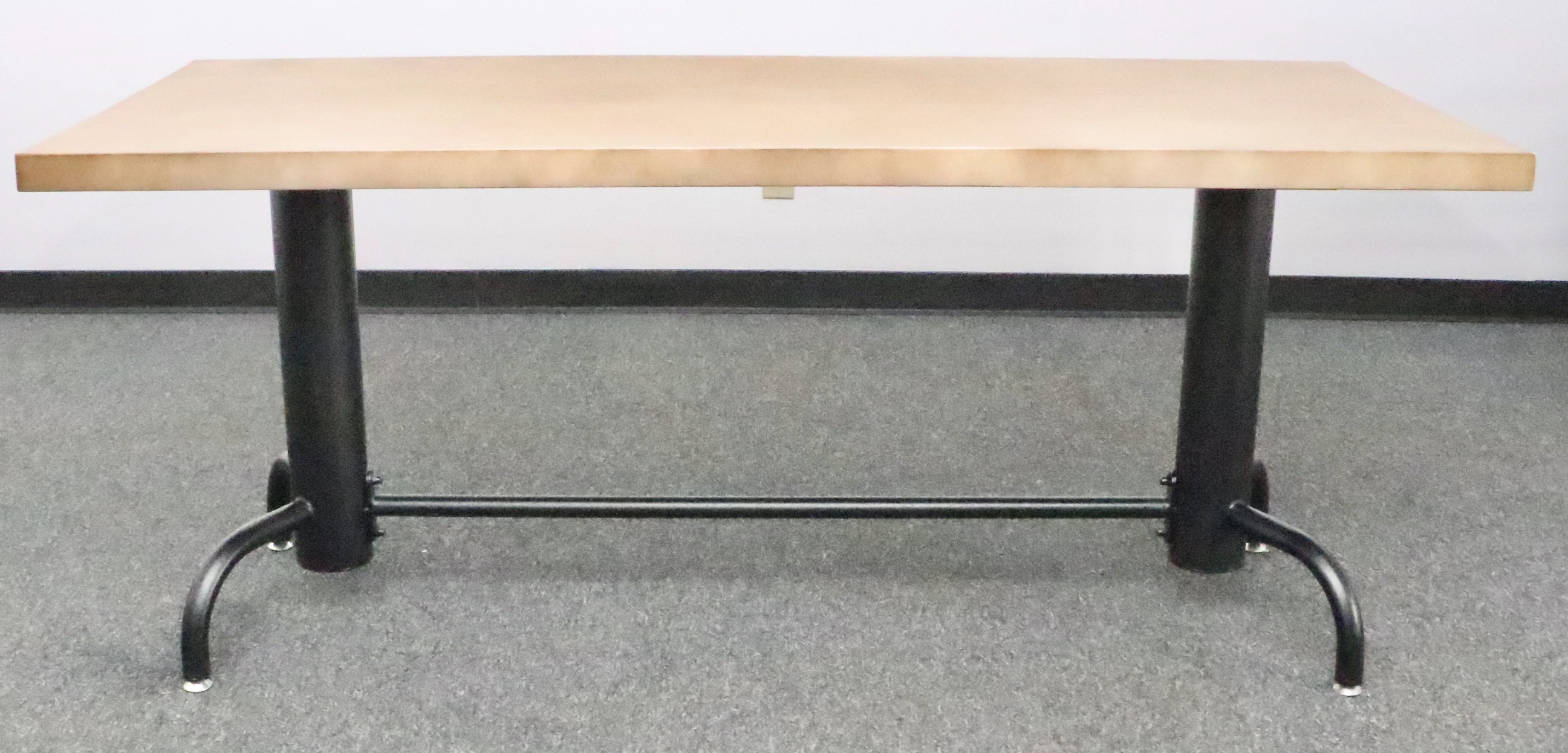 Contemporary Office Conference Table and Six Chairs