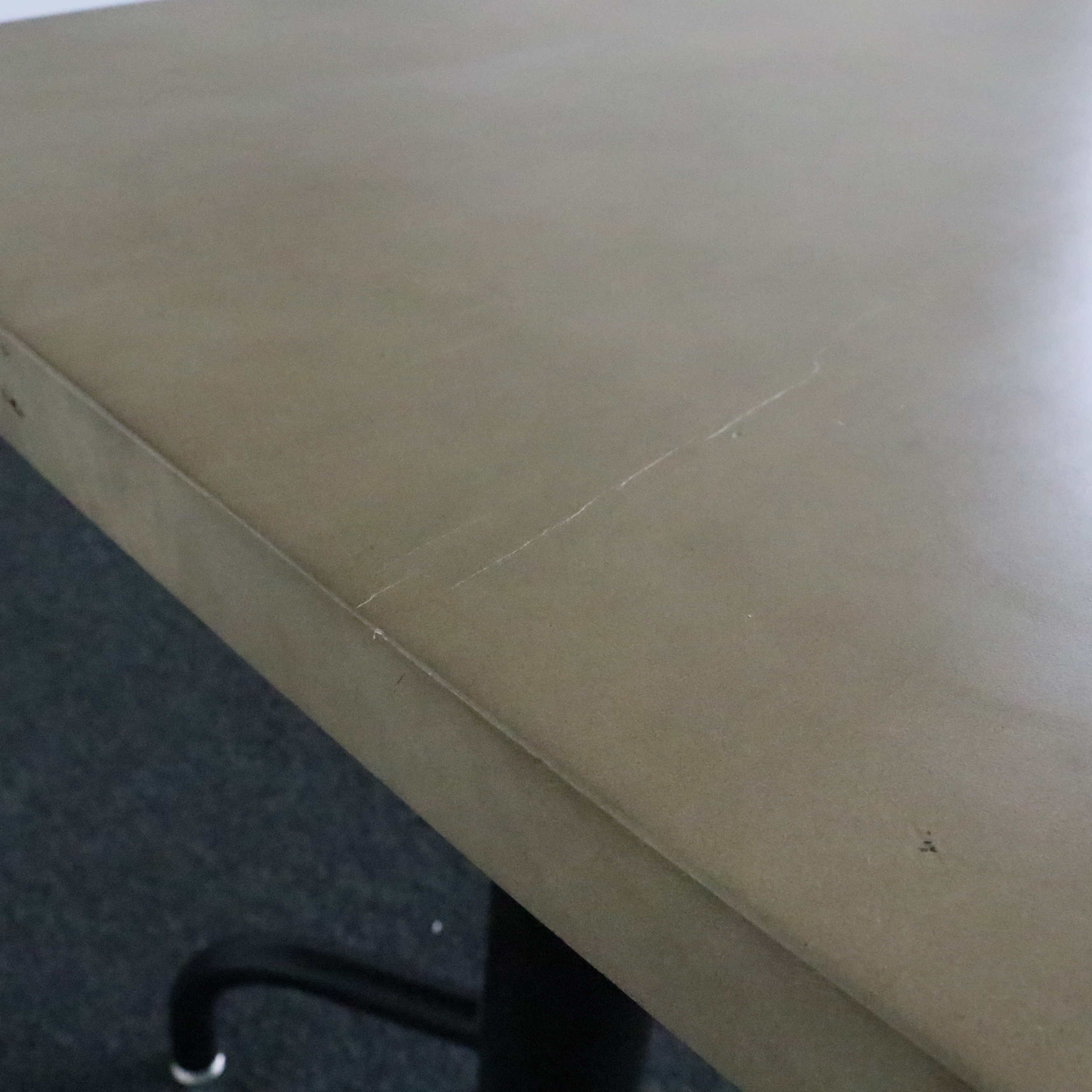 Contemporary Office Conference Table and Six Chairs