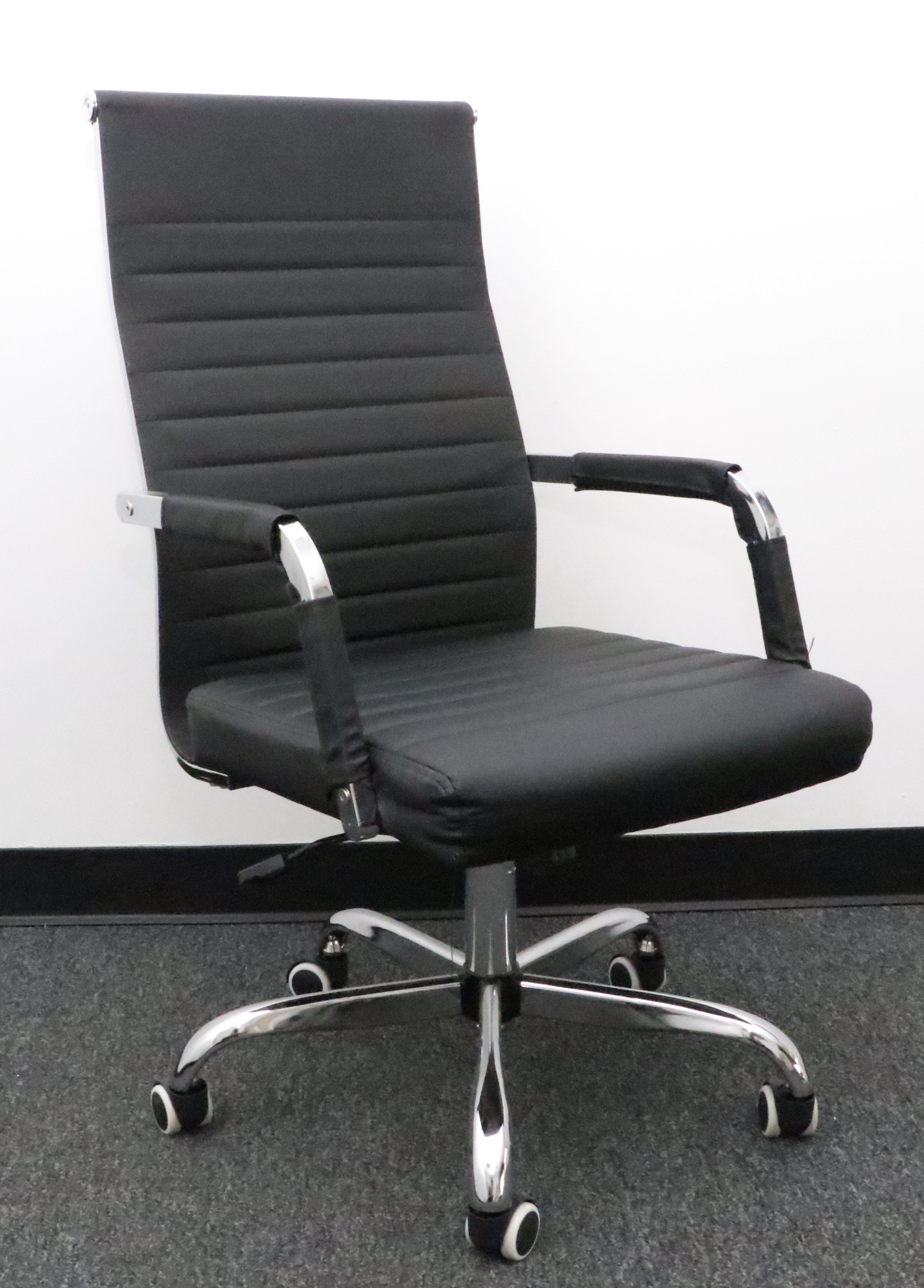 Contemporary Office Conference Table and Six Chairs