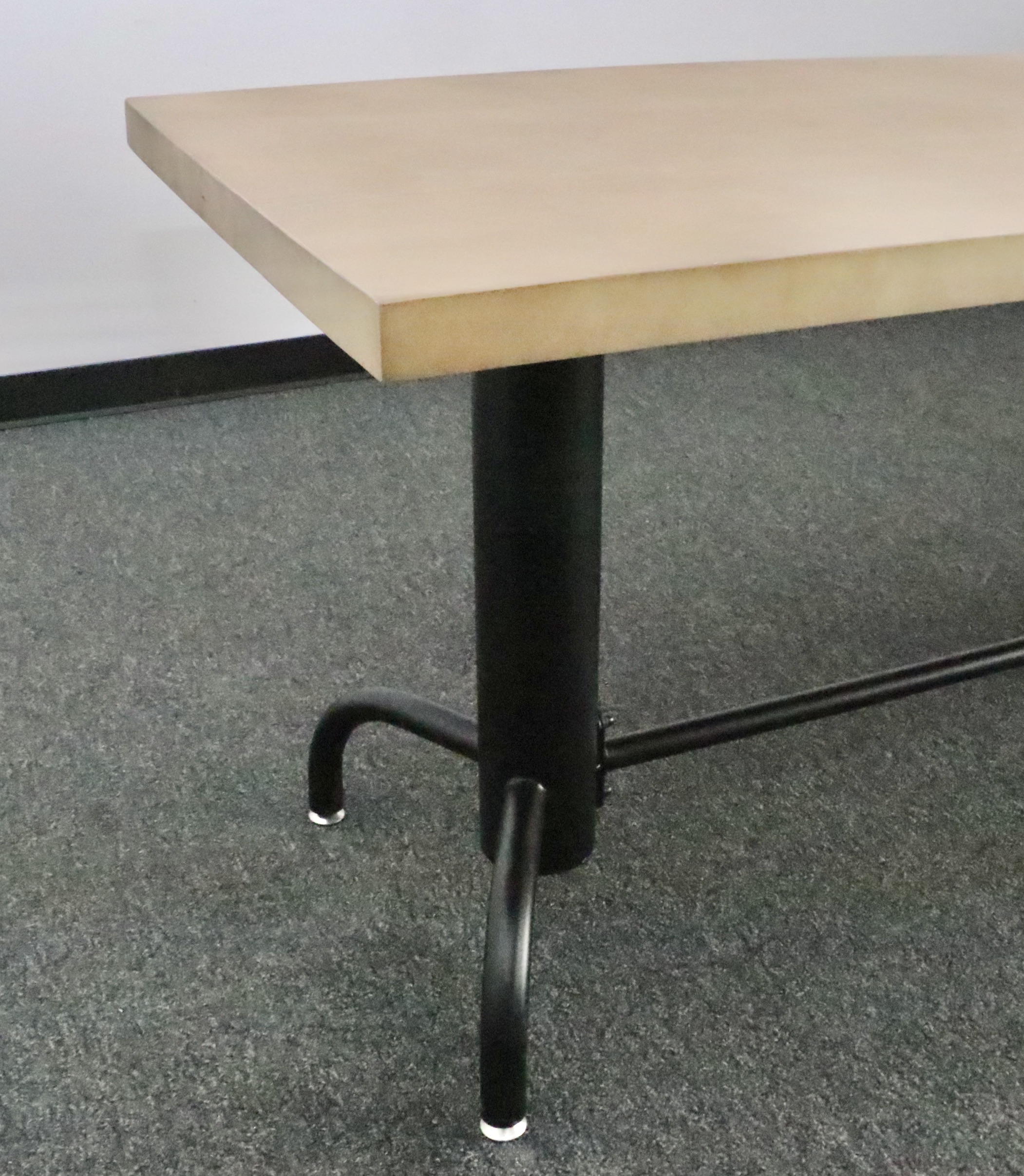 Contemporary Office Conference Table and Six Chairs