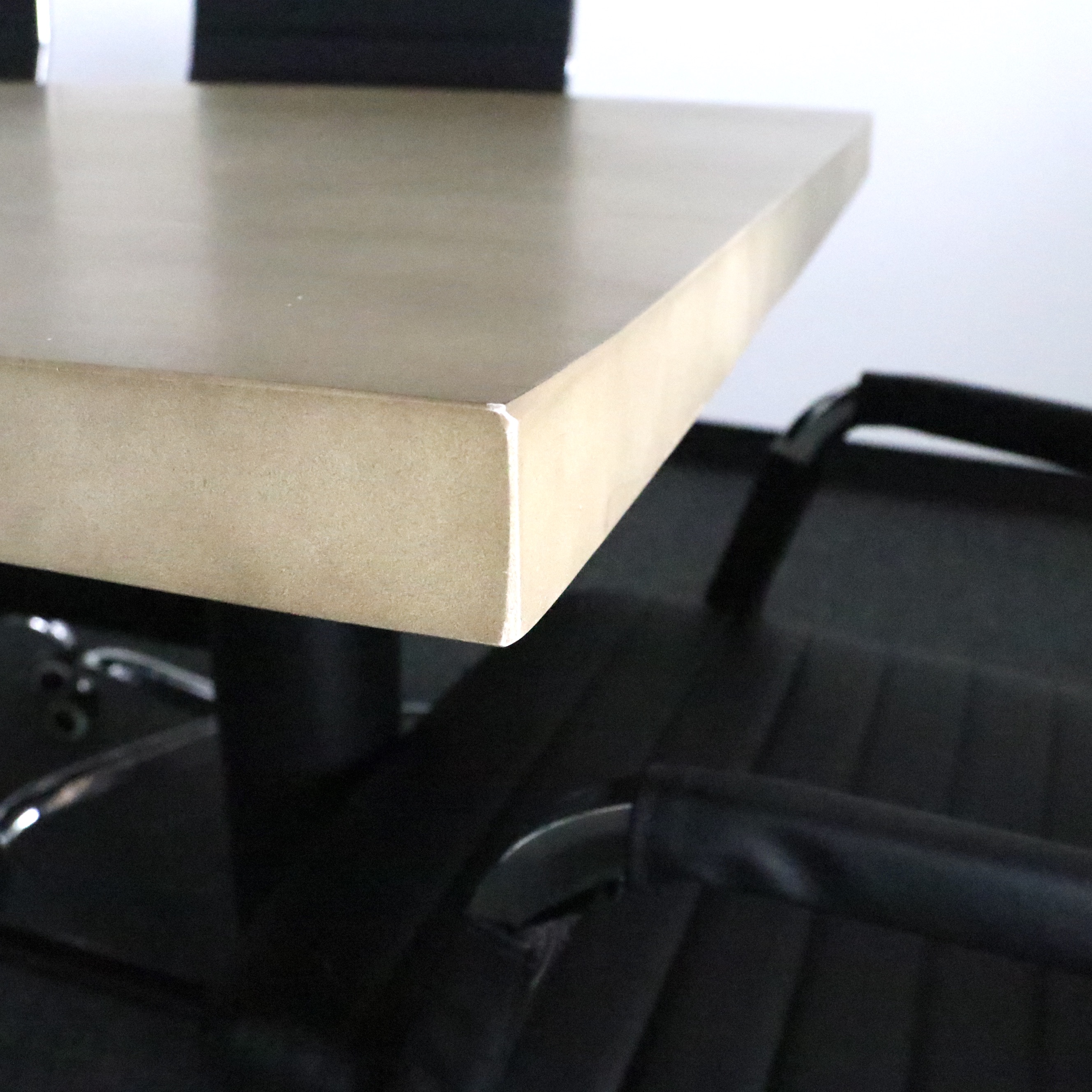 Contemporary Office Conference Table and Six Chairs