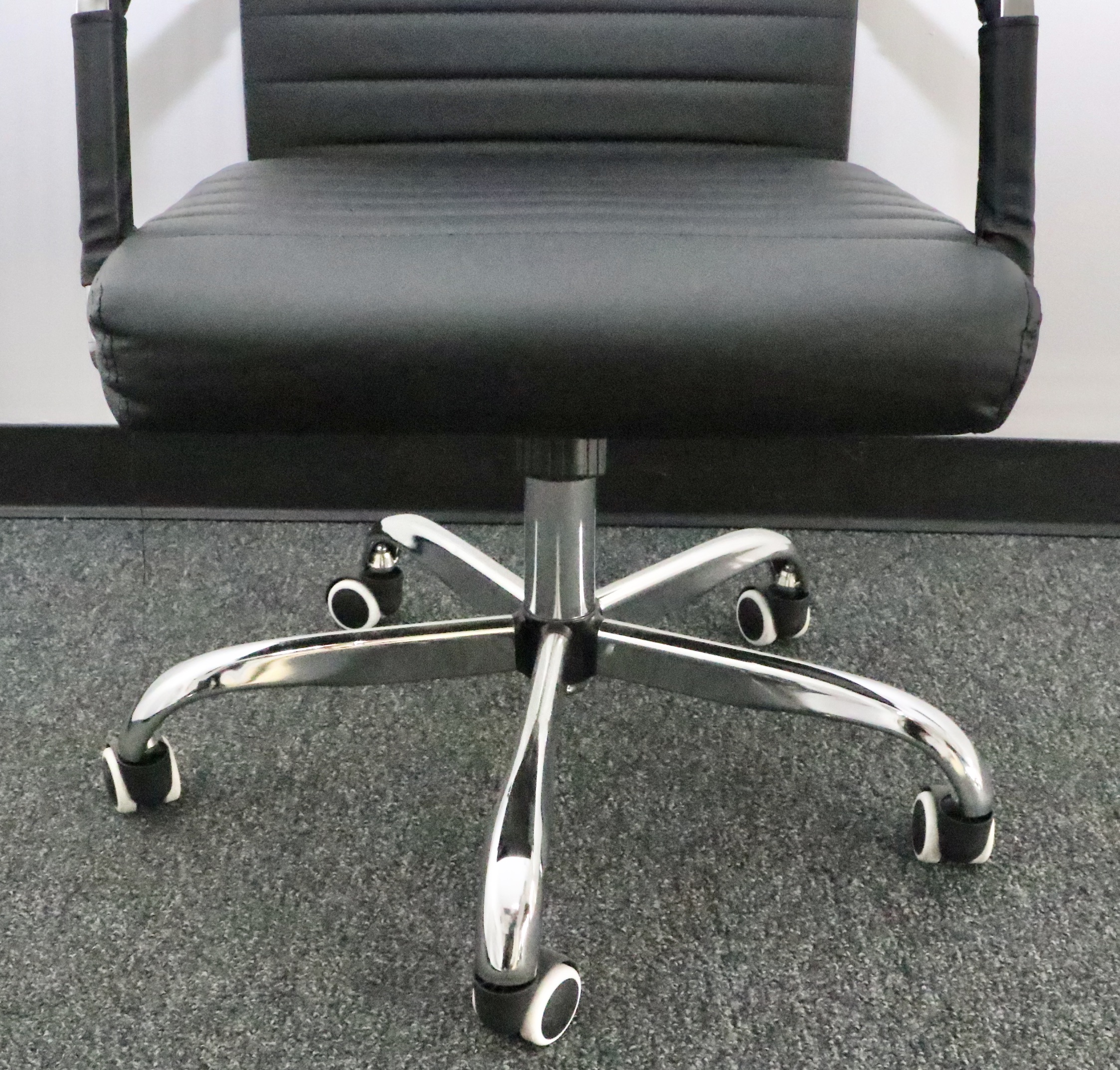 Contemporary Office Conference Table and Six Chairs