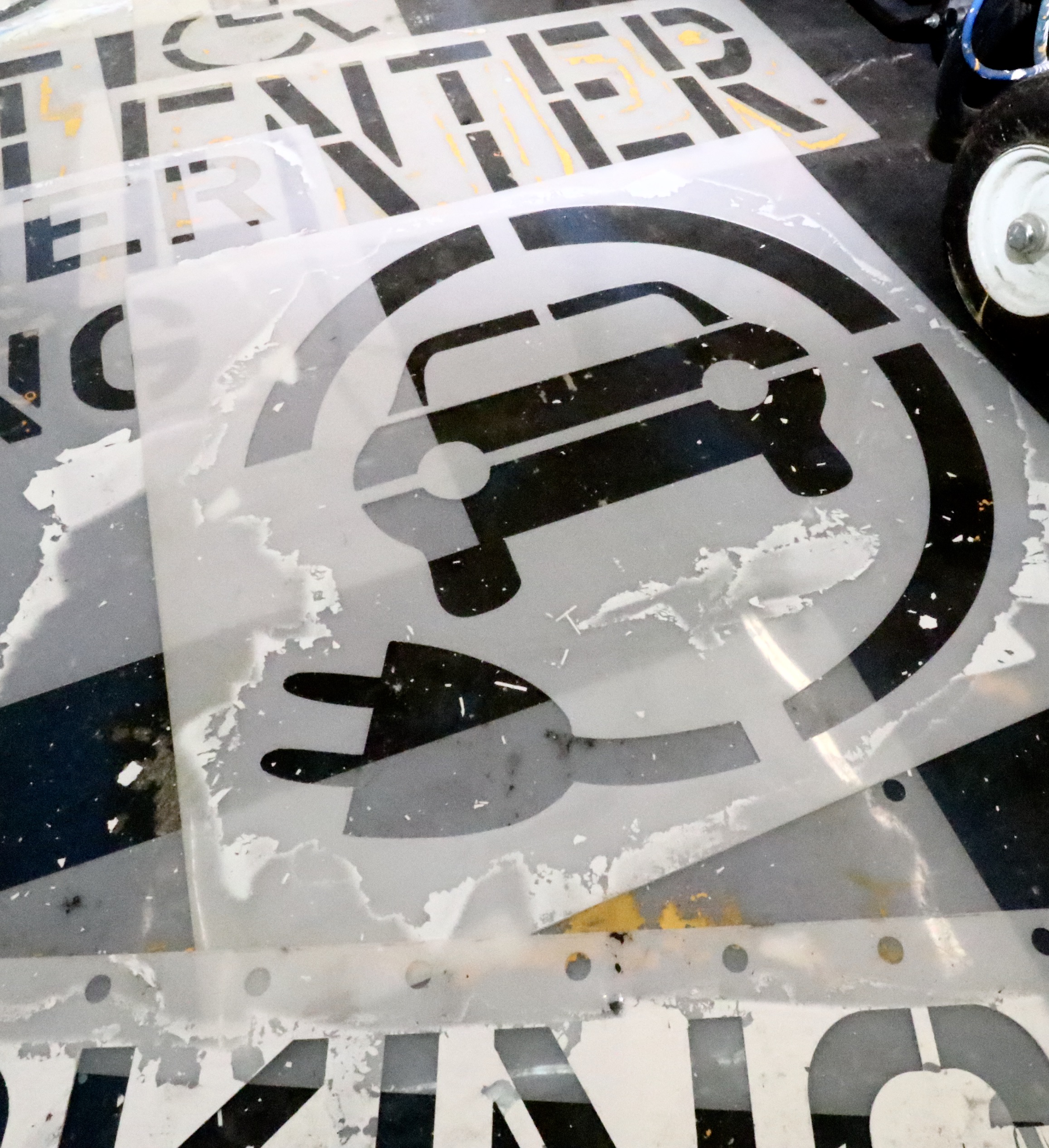 Asphalt Pavement Stencils