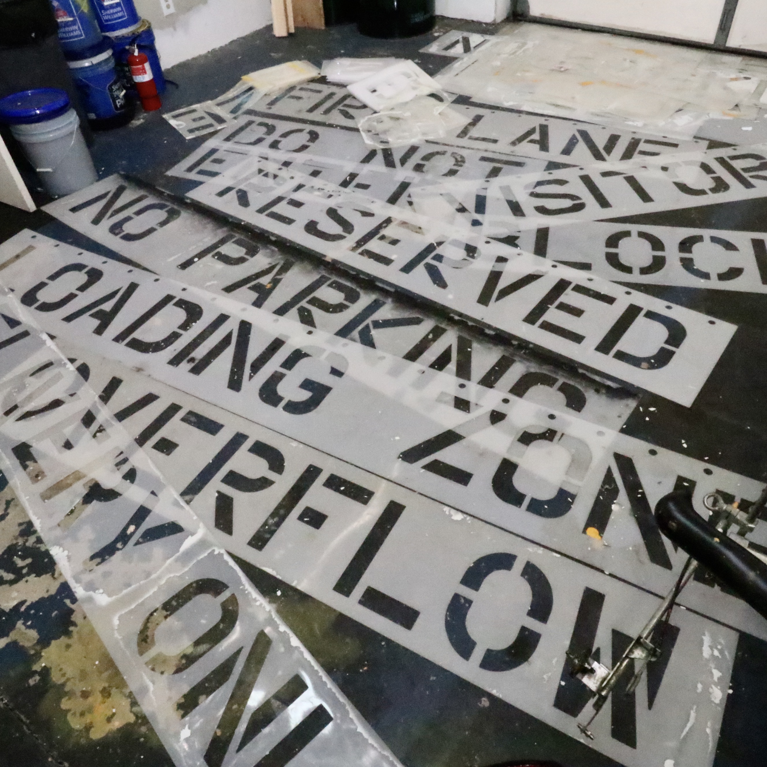 Asphalt Pavement Stencils