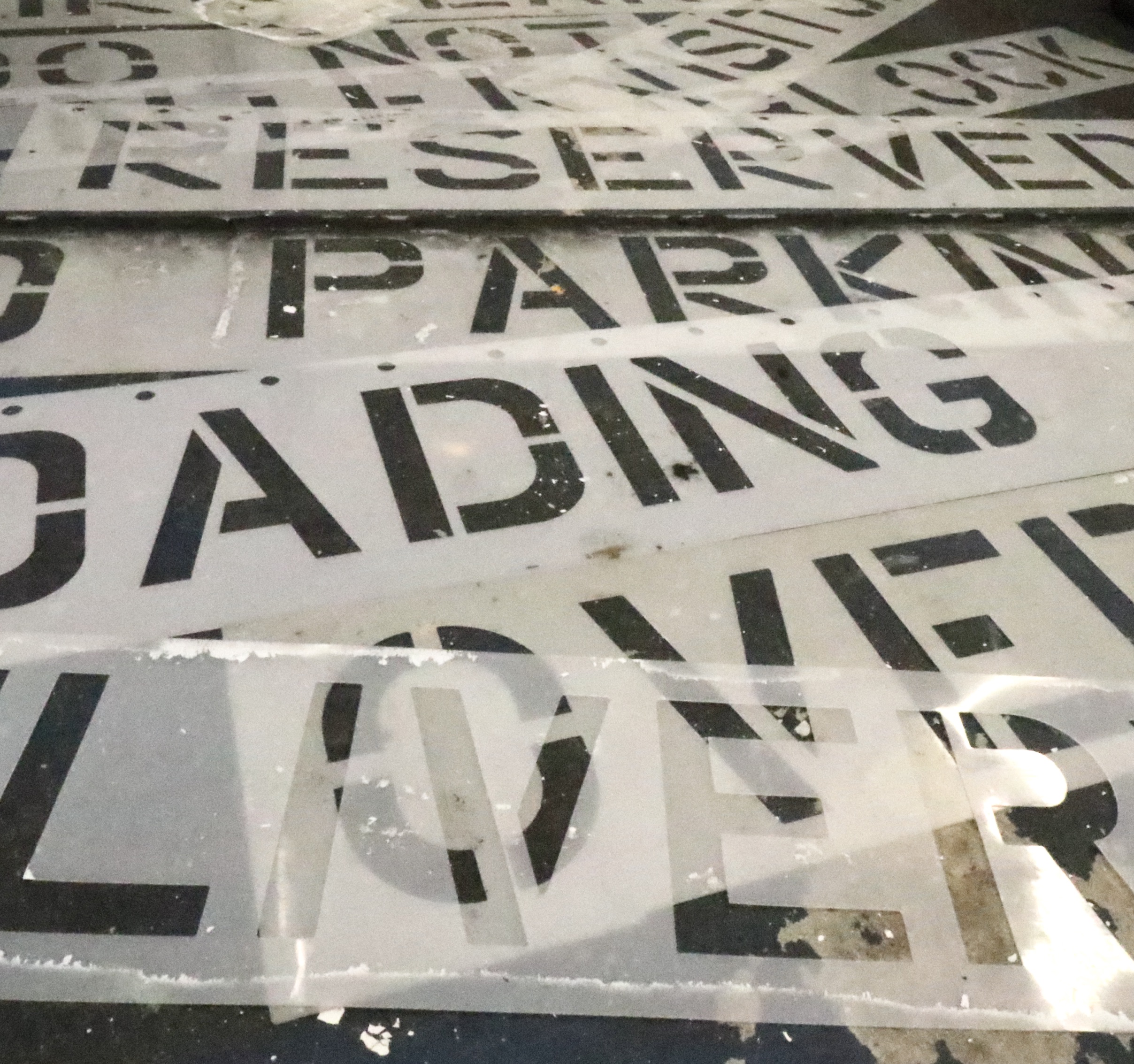 Asphalt Pavement Stencils