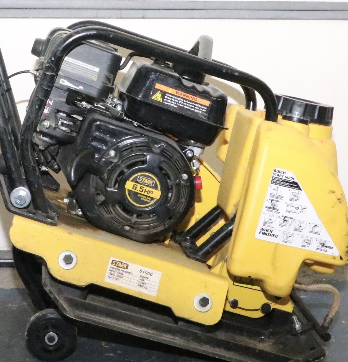 Stark 6.5 HP Walk Behind Plate Compactor