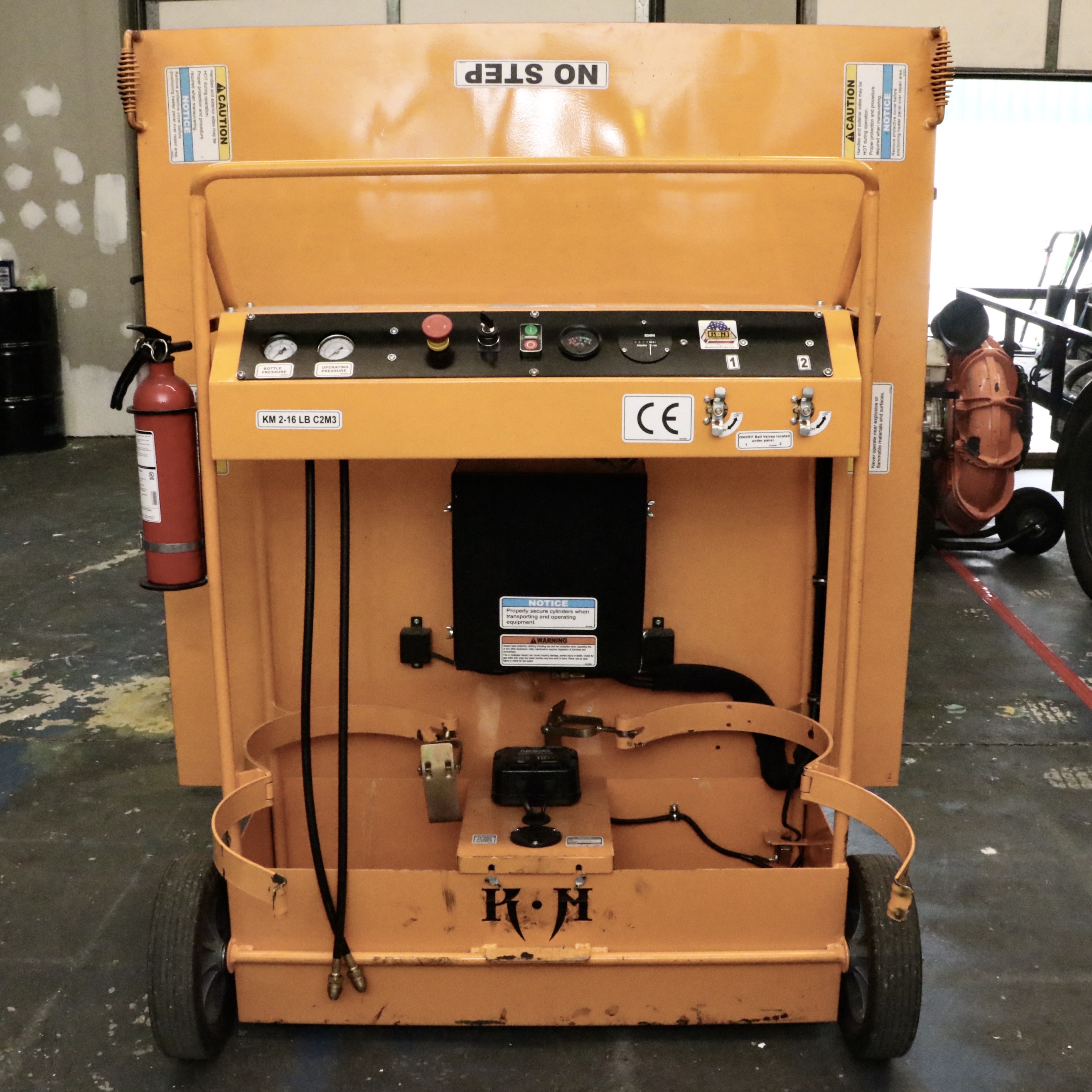 K.M International Portable Infrared Asphalt Heater with Folding Design