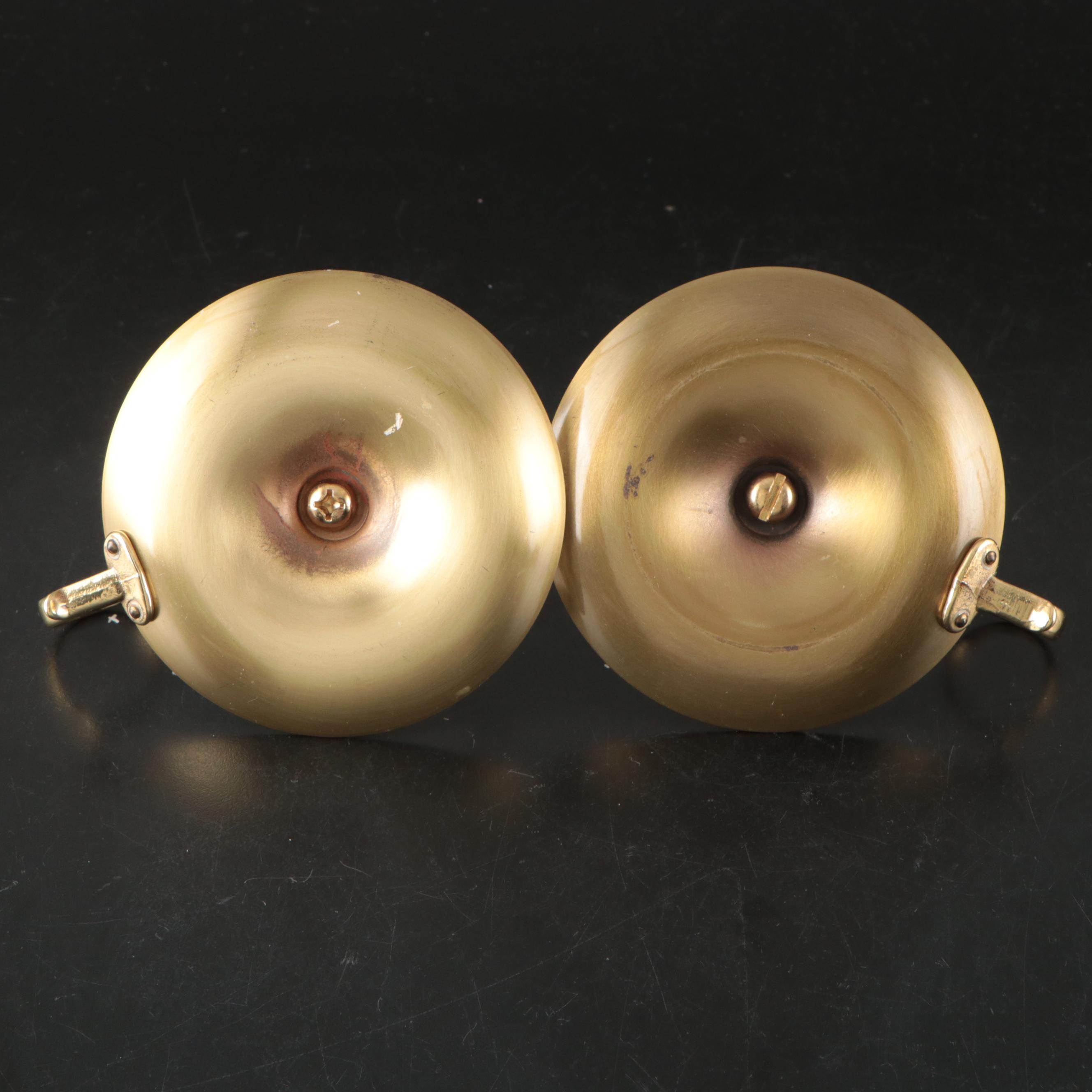 Virginia Metalcrafters "Kings Arms" with Other Brass Trivets and Candlesticks