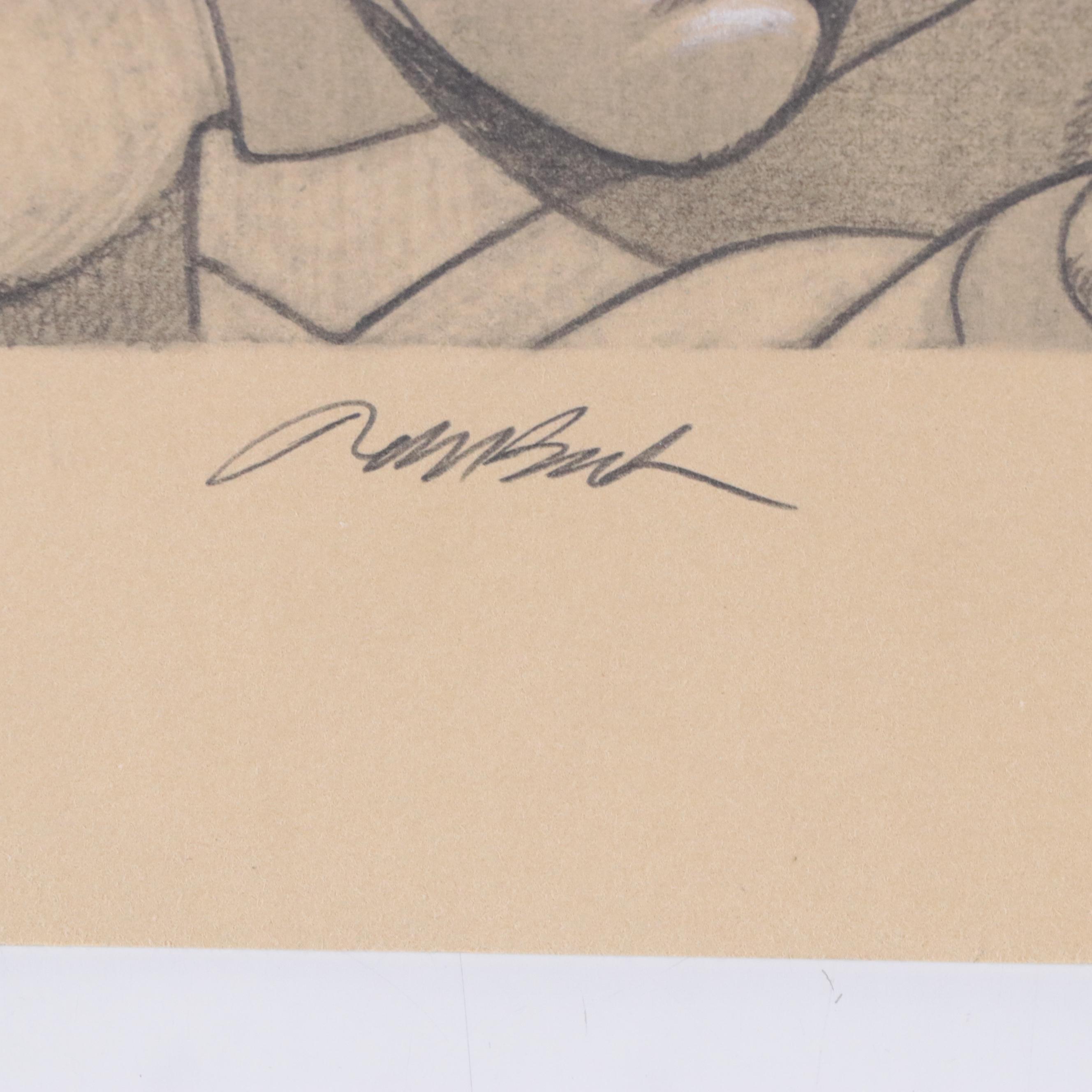 David Michael Beck Graphite Comic Illustration