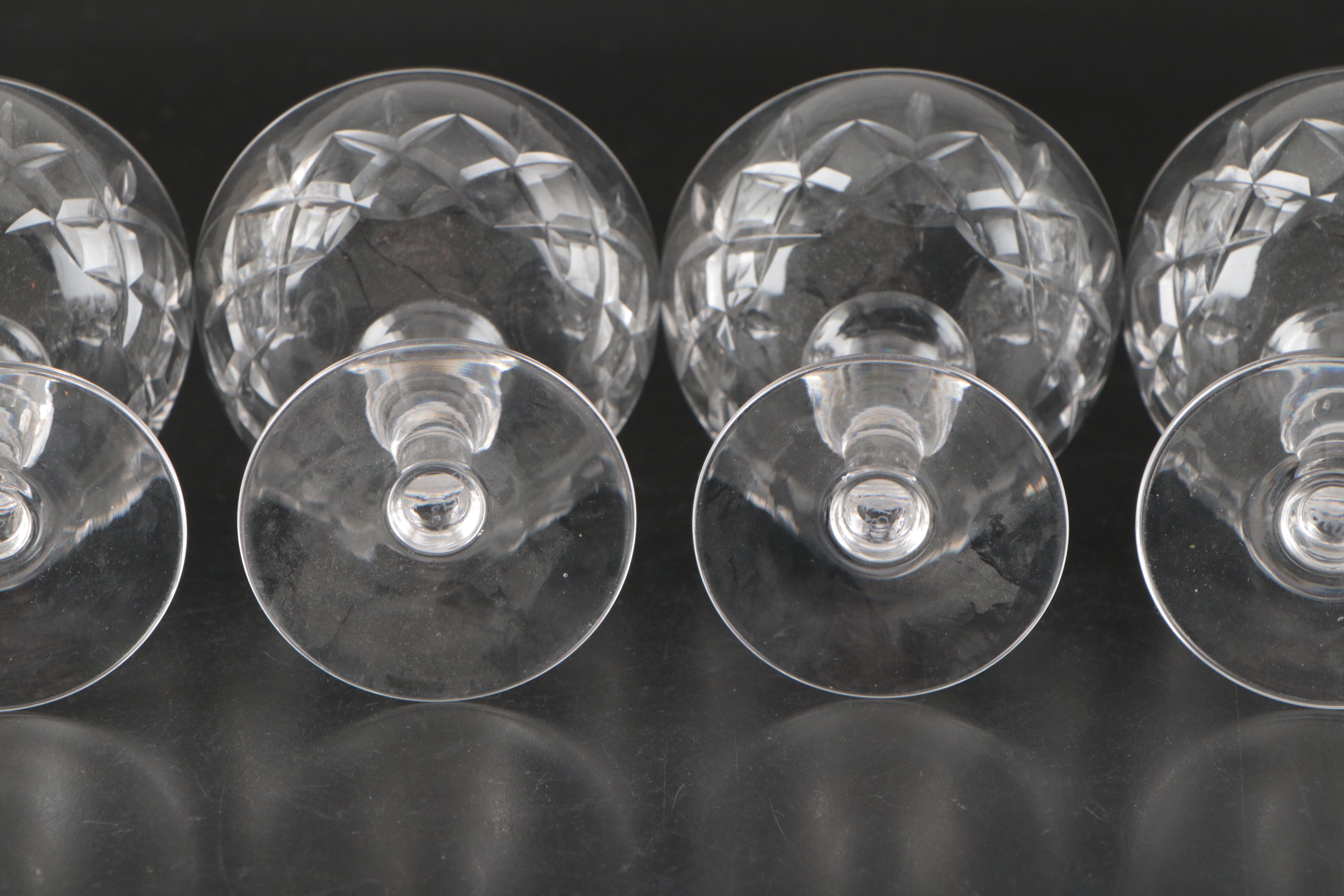 Stuart Crystal "Regent" Coupes and Cocktail Glasses, 1955–1981