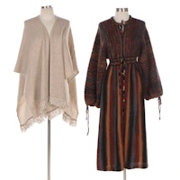 Renée Tener for Outlander Wool/Mohair Blend and Richard Grand Cashmere Knitwear