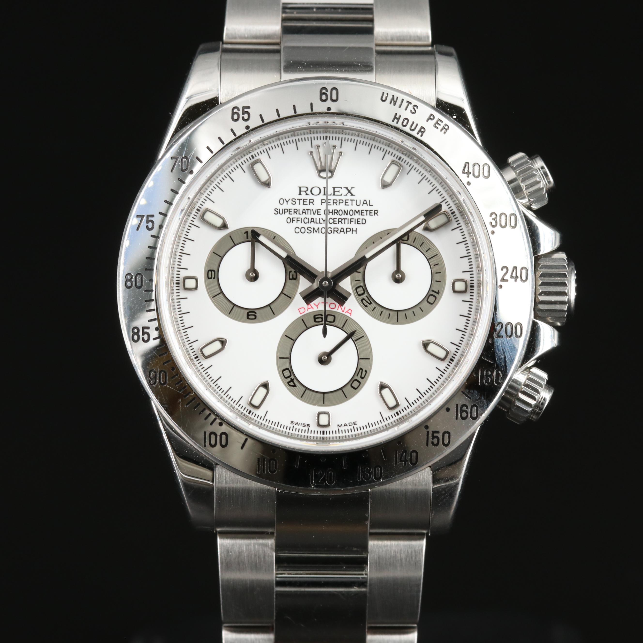 2006 Rolex Daytona Cosmograph 40MM Steel Automatic Watch