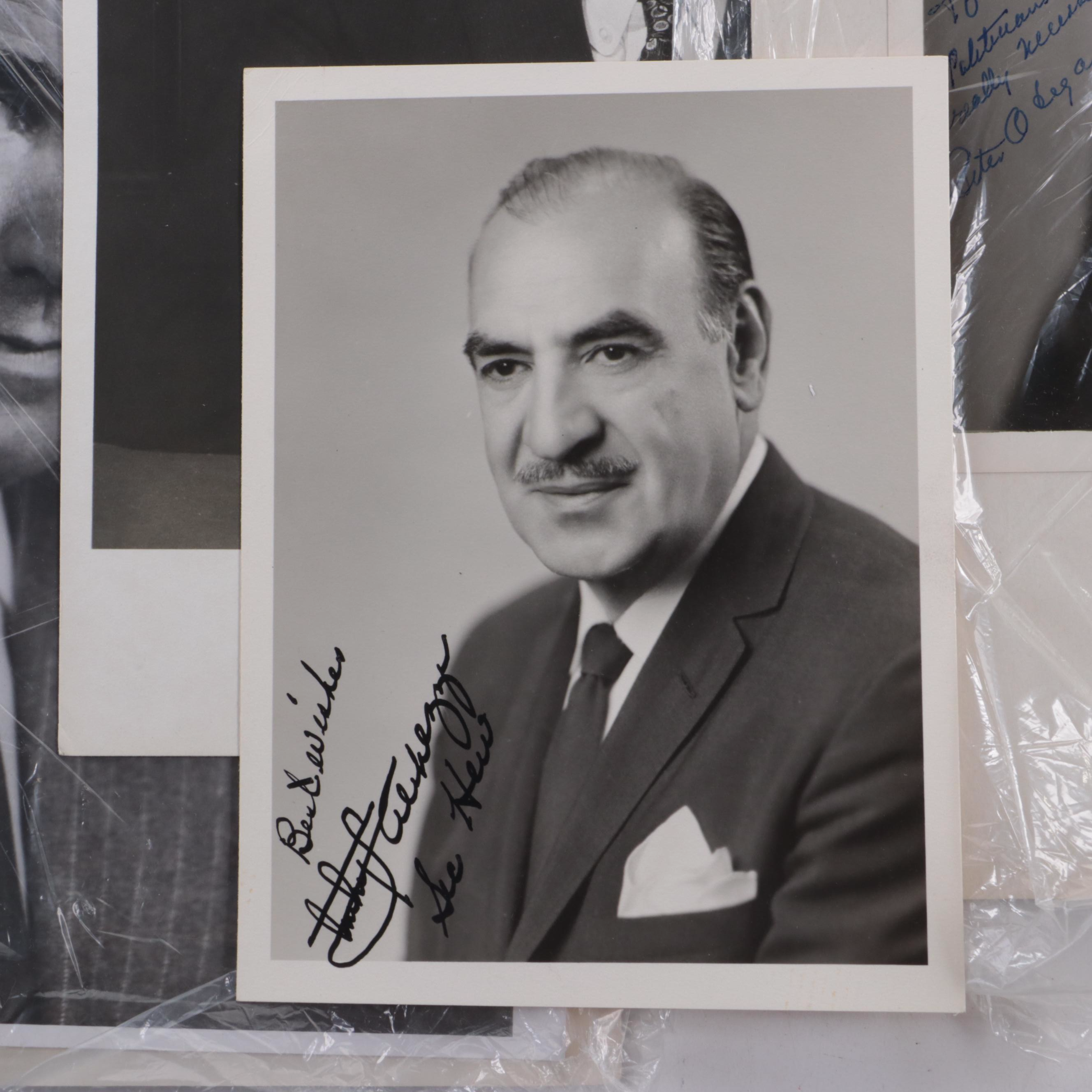 Arthur Goldberg, Nelson Rockefeller and Other Autographed Photographs