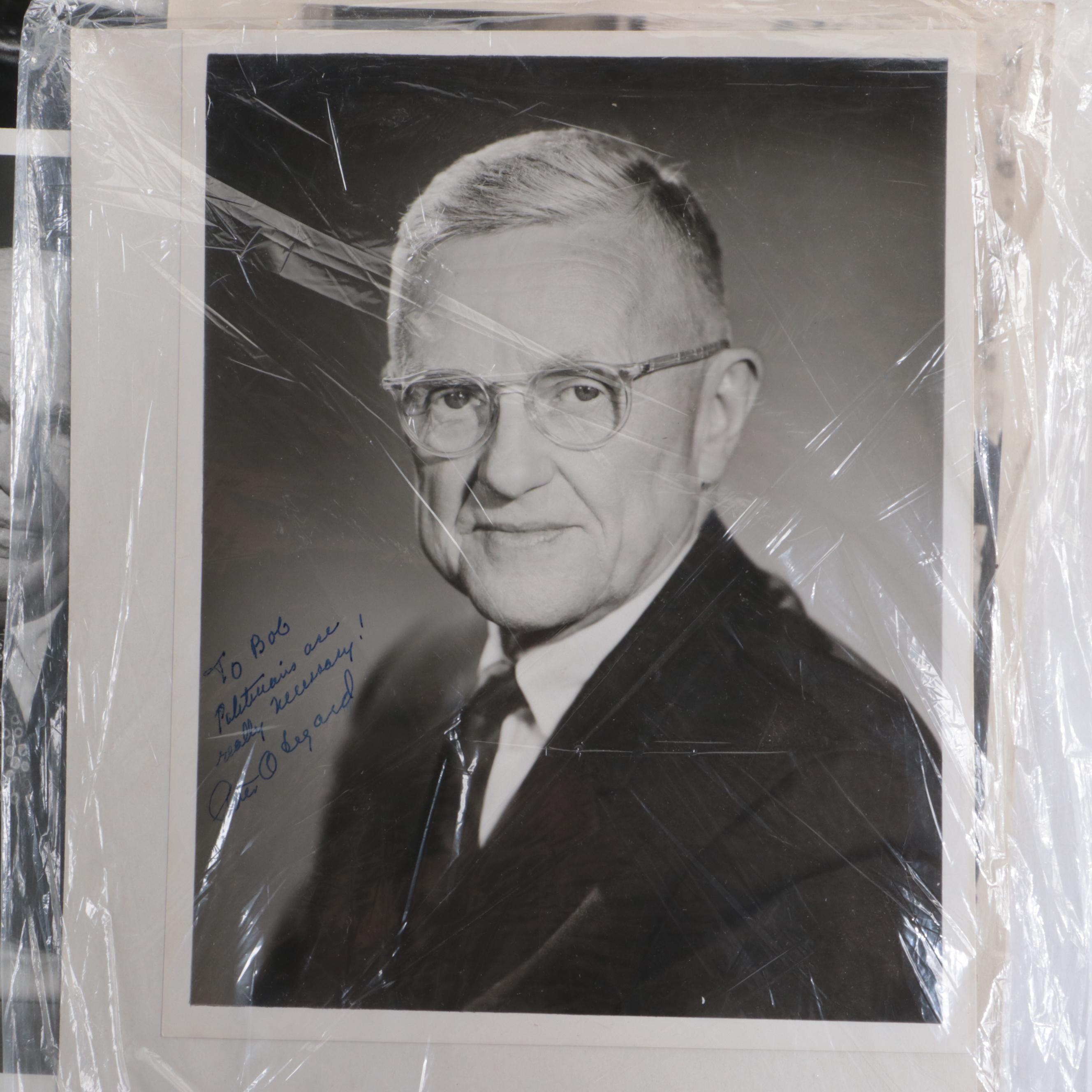 Arthur Goldberg, Nelson Rockefeller and Other Autographed Photographs