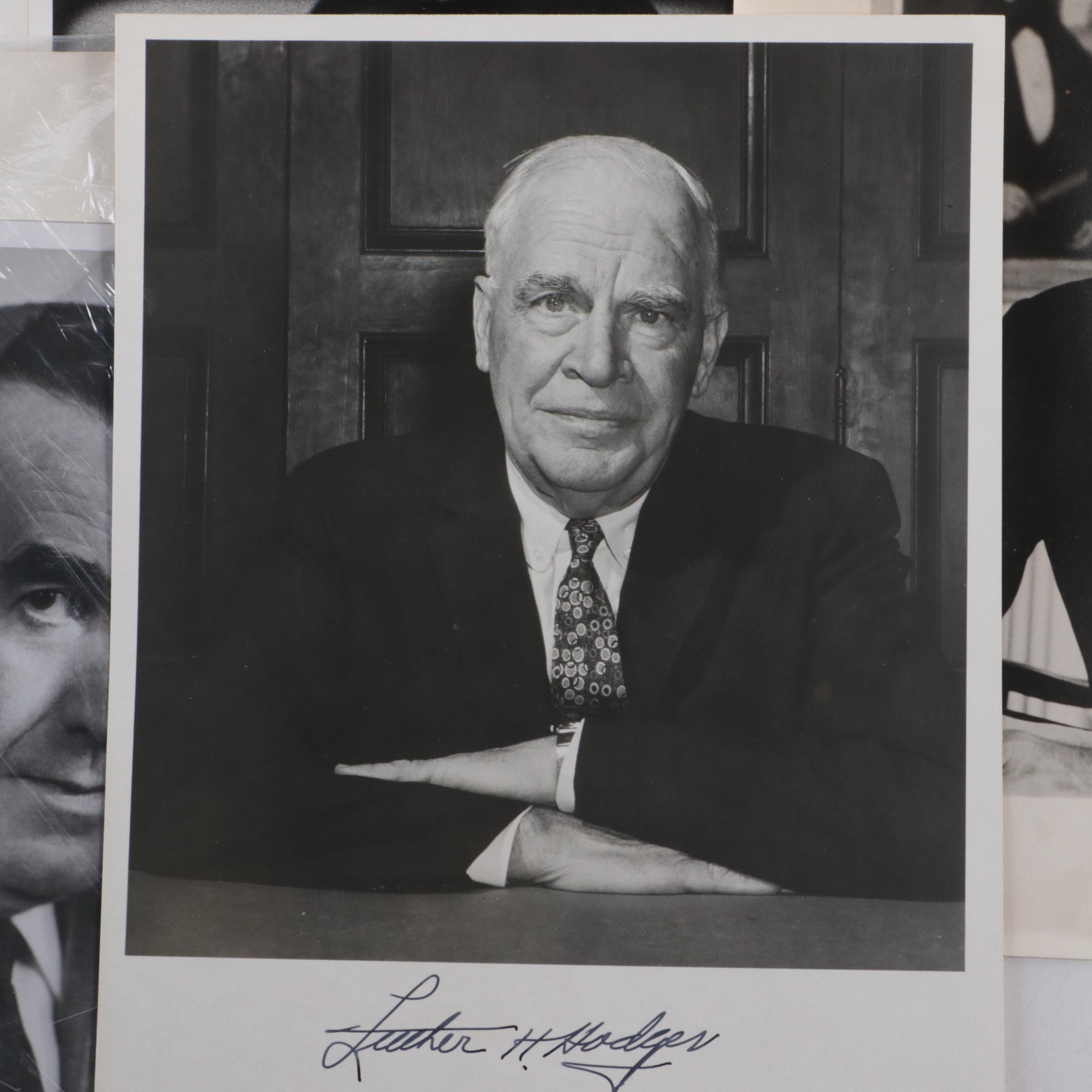 Arthur Goldberg, Nelson Rockefeller and Other Autographed Photographs