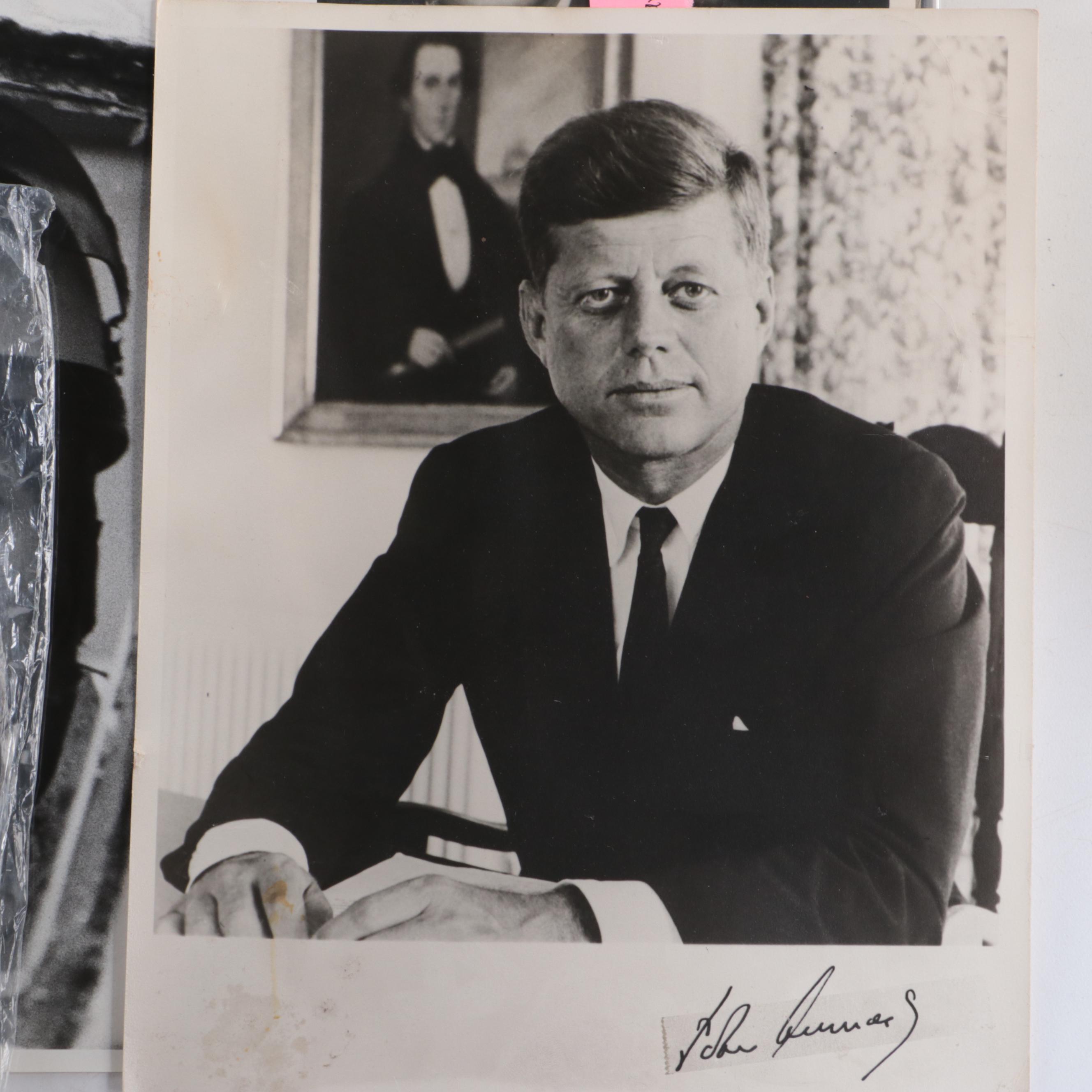 Arthur Goldberg, Nelson Rockefeller and Other Autographed Photographs