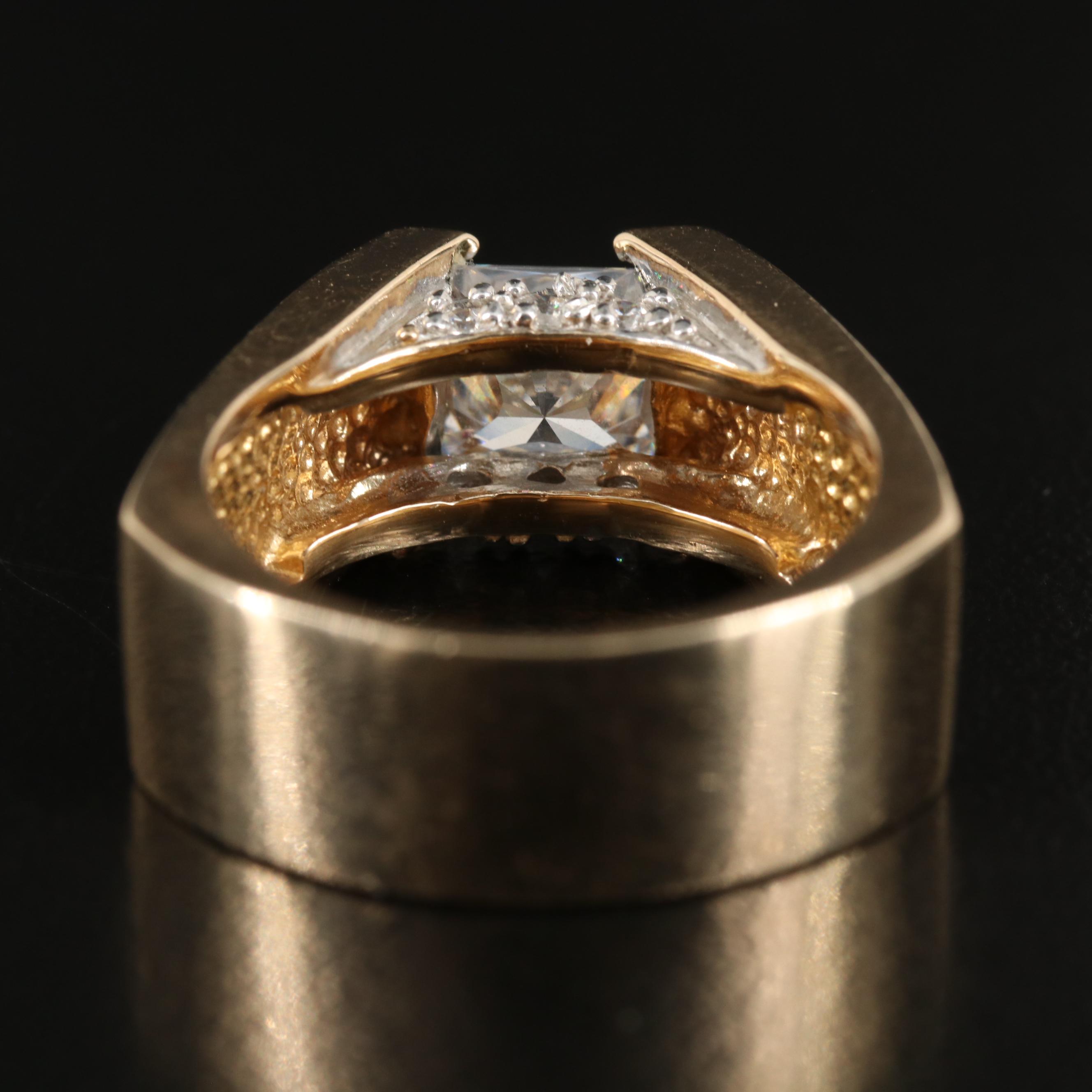 10K CZ Ring