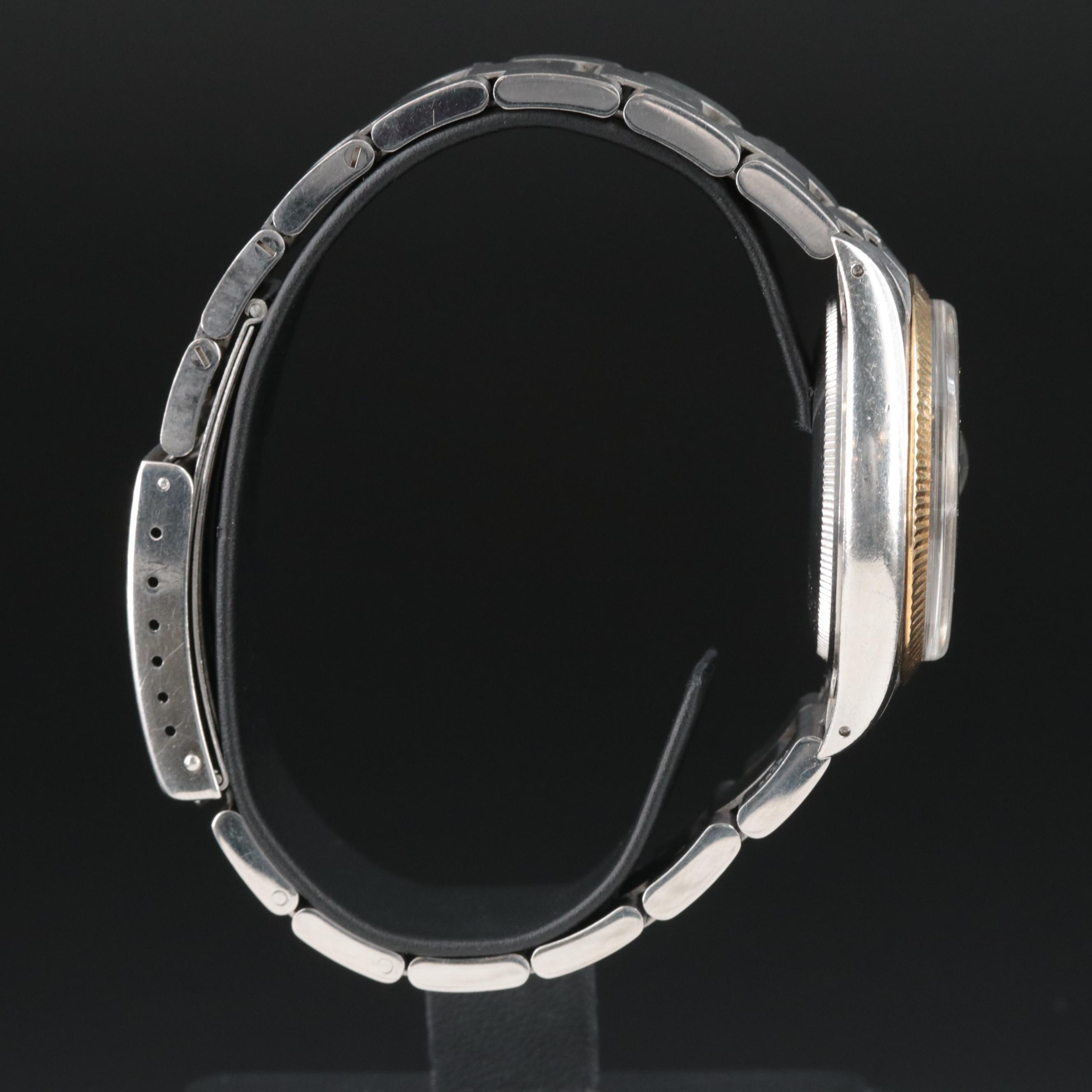 1974 Rolex Air King Date 34MM Steel Gold Automatic Watch