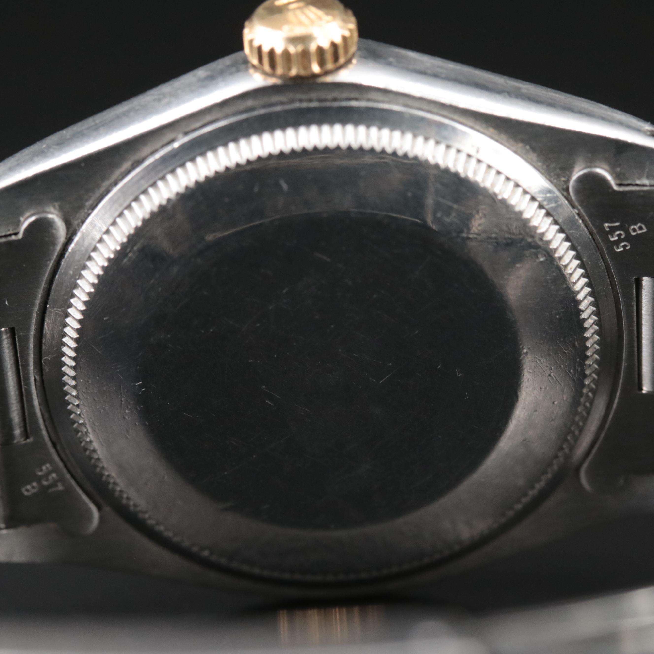 1974 Rolex Air King Date 34MM Steel Gold Automatic Watch