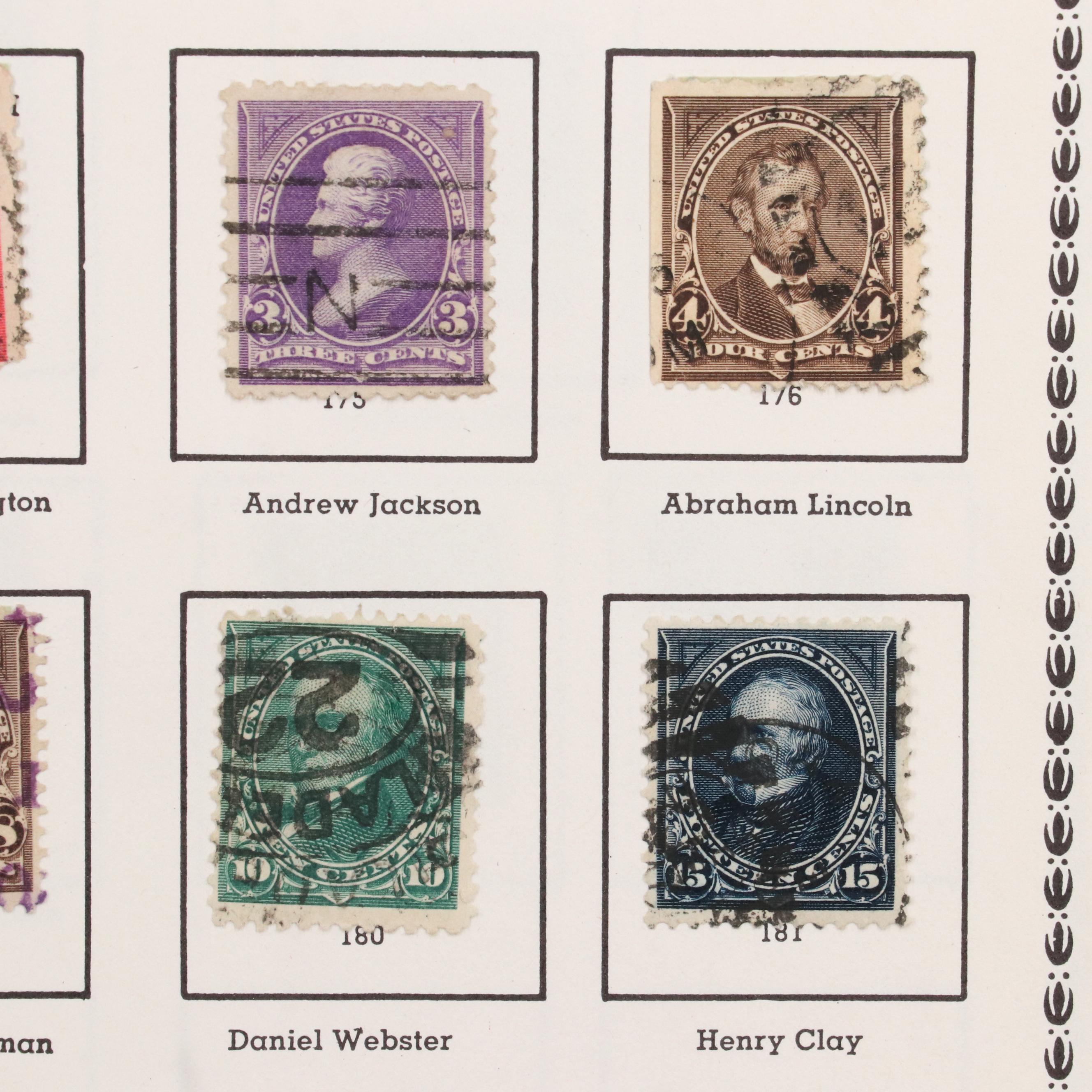 U.S. Postage Stamp Collection, 1851 to 1950s
