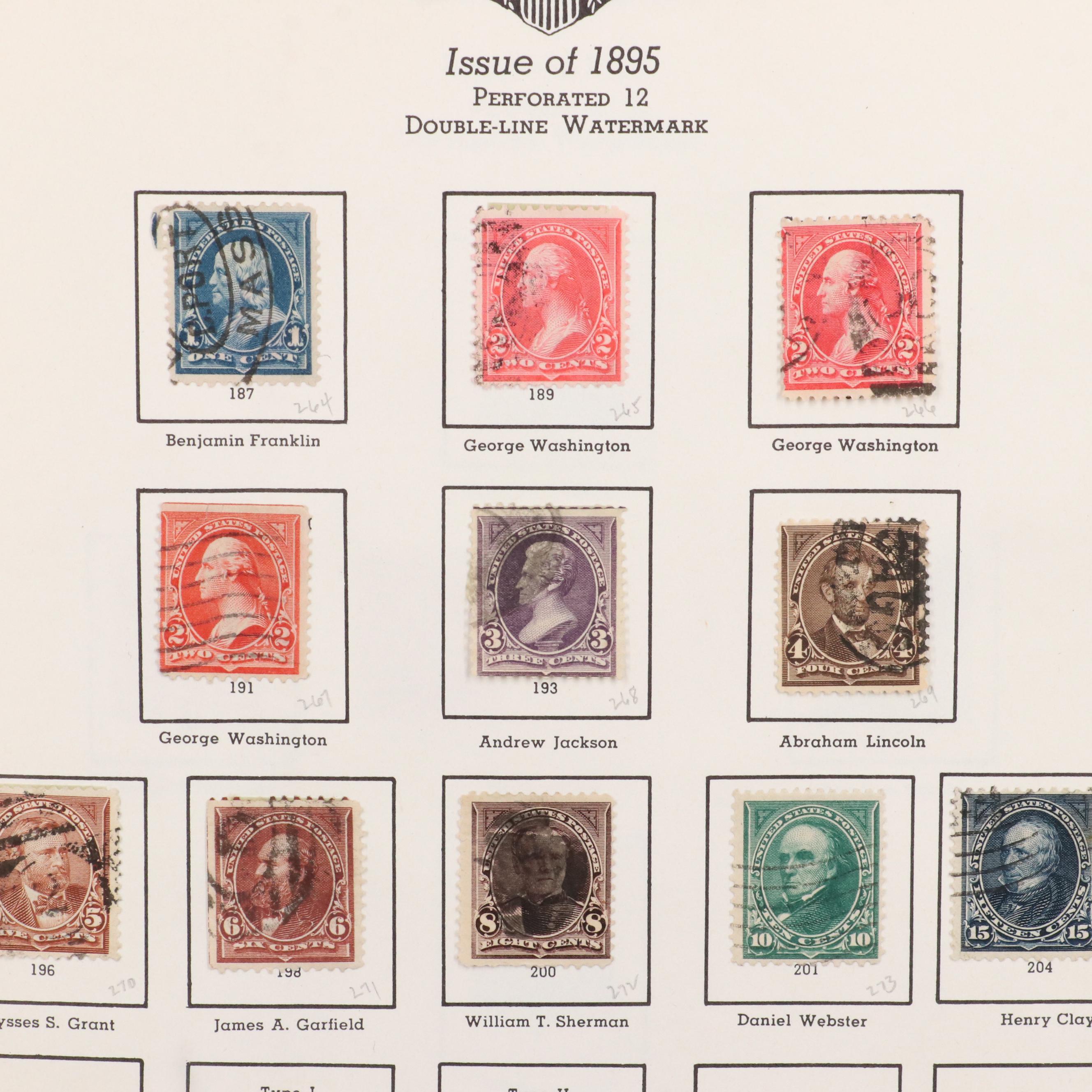 U.S. Postage Stamp Collection, 1851 to 1950s