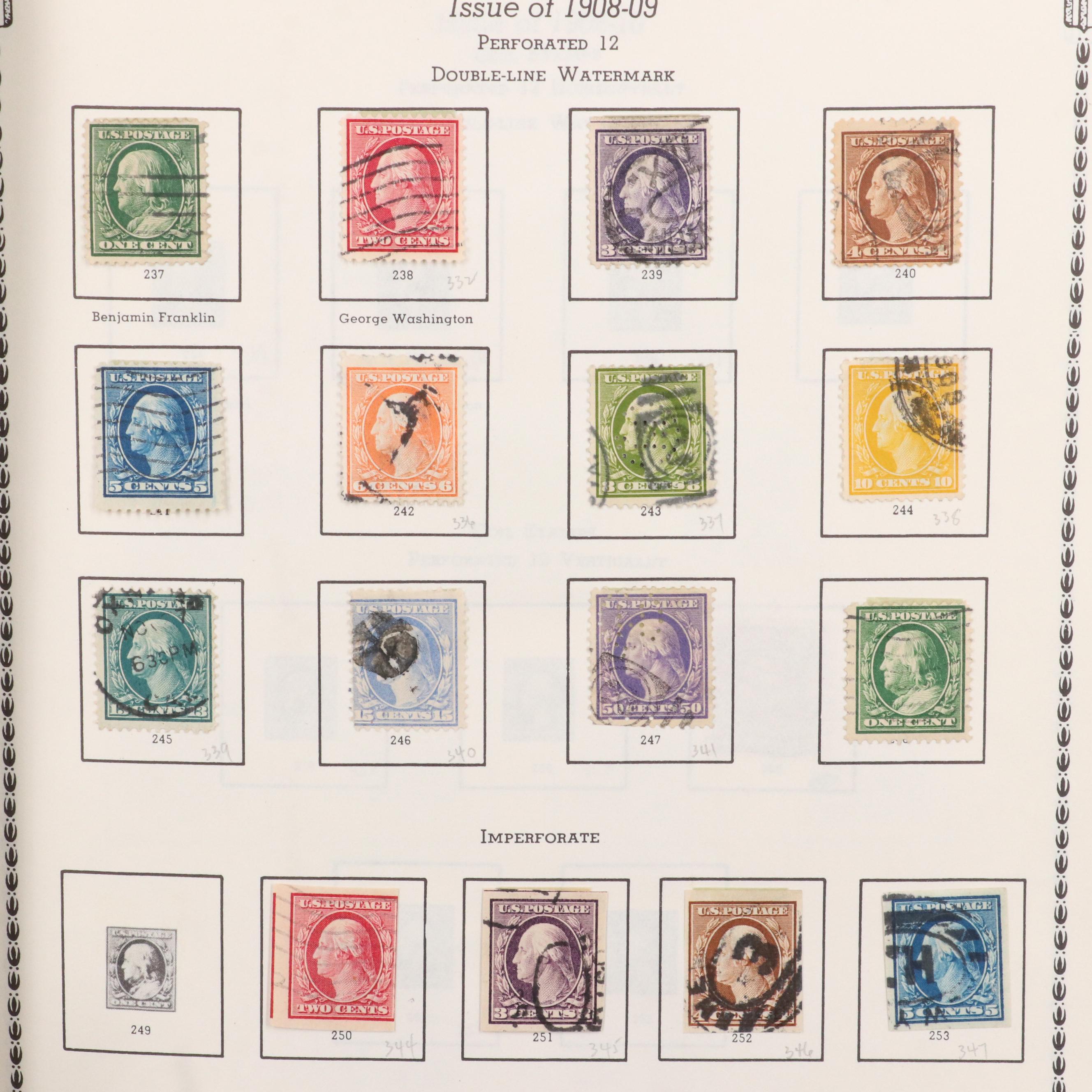 U.S. Postage Stamp Collection, 1851 to 1950s