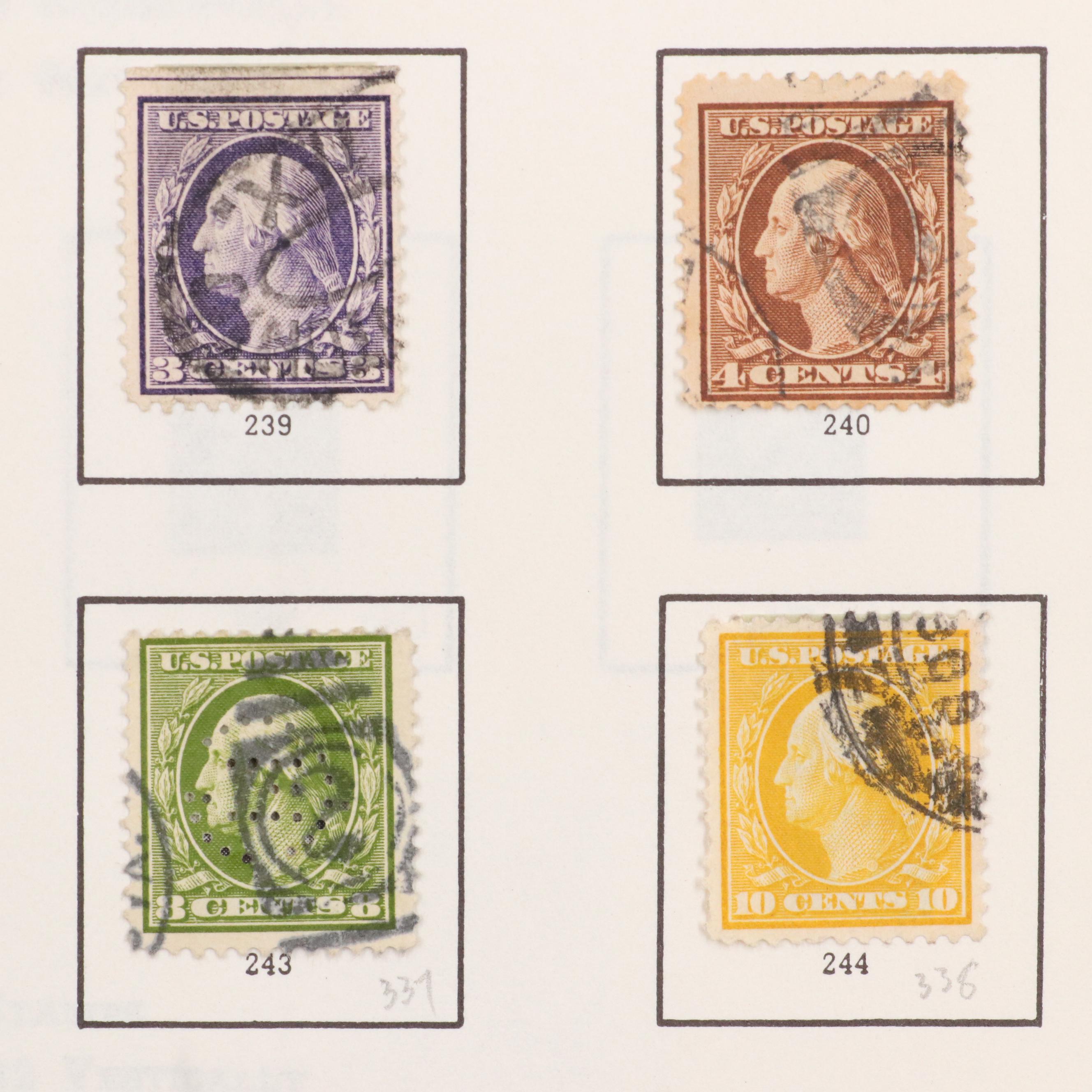 U.S. Postage Stamp Collection, 1851 to 1950s
