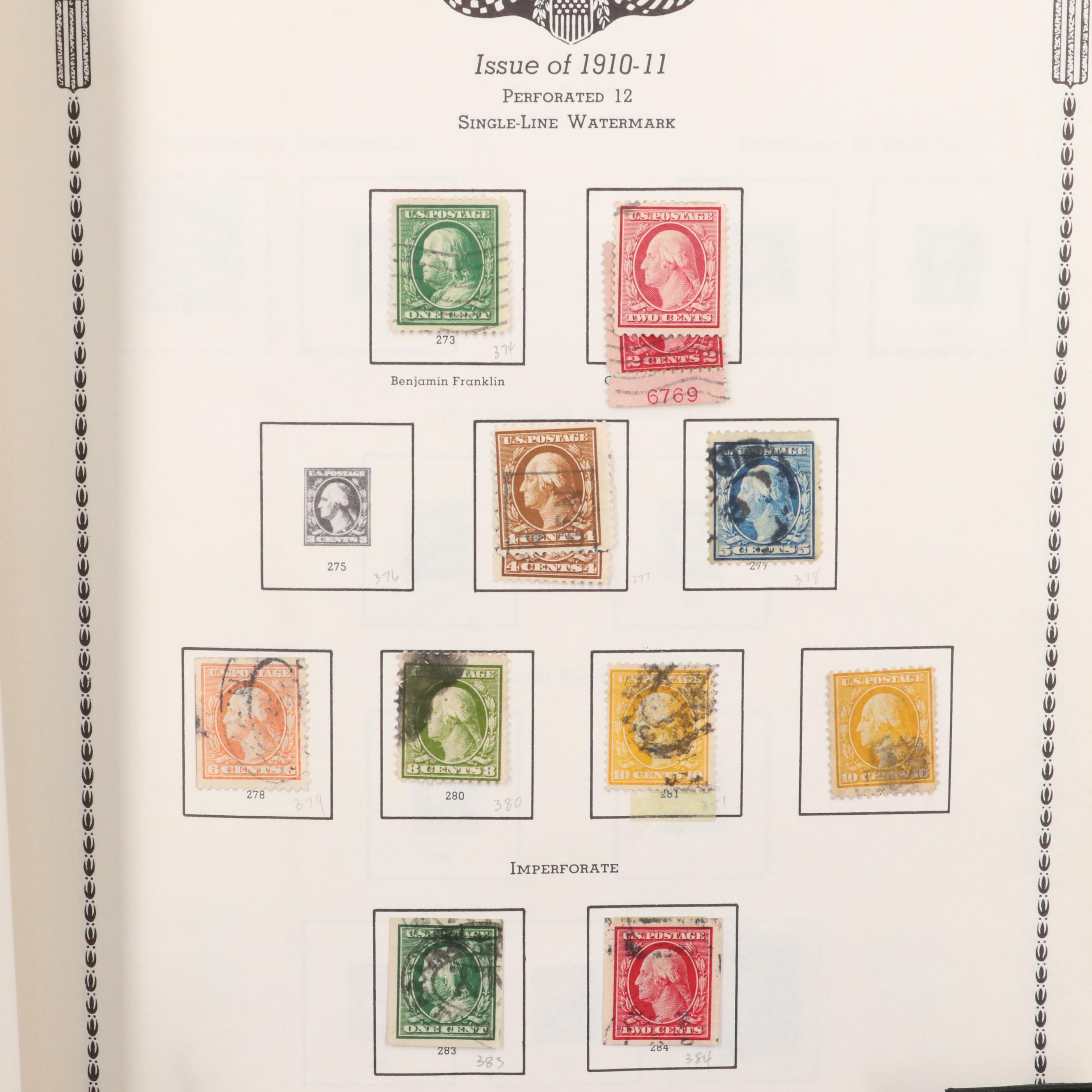U.S. Postage Stamp Collection, 1851 to 1950s