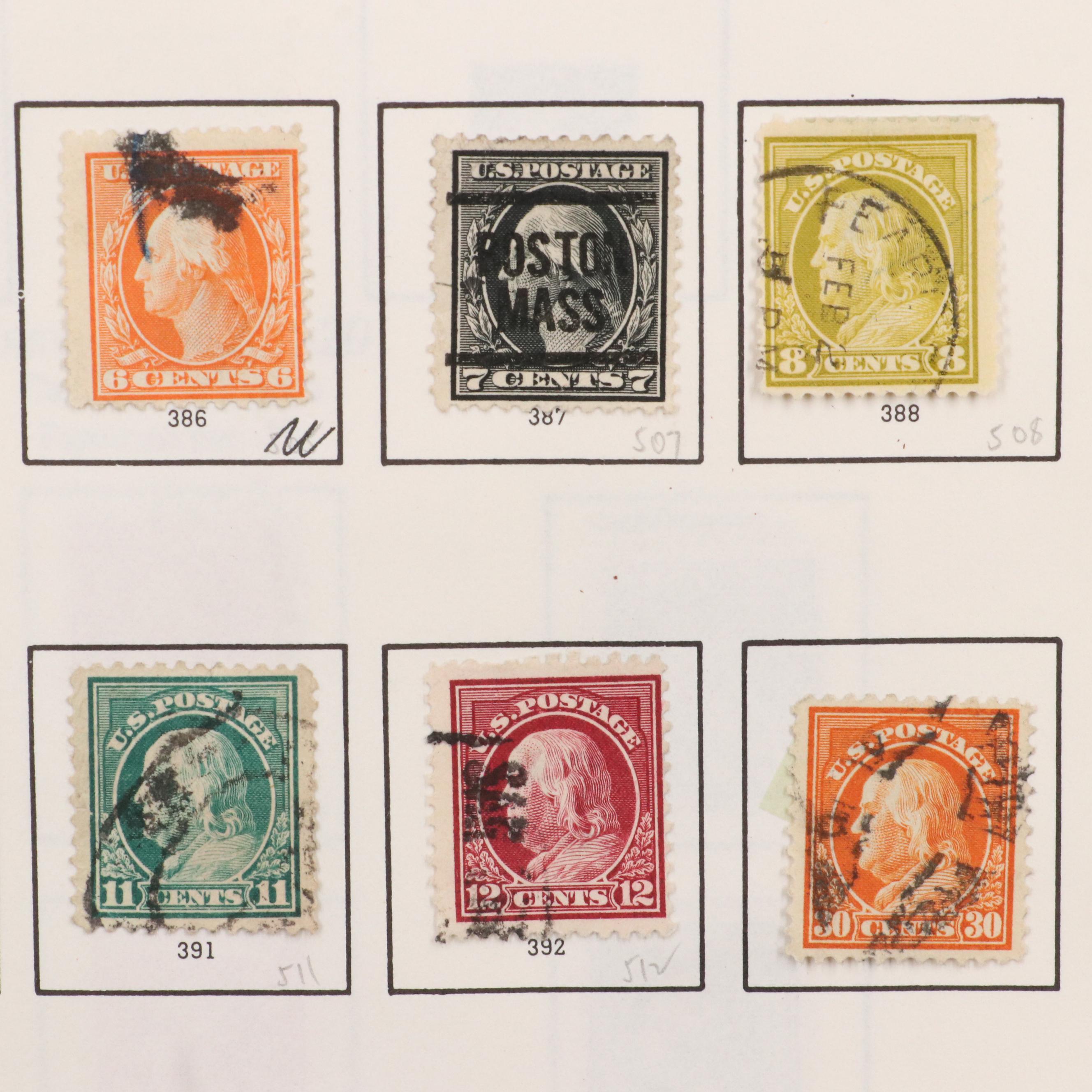 U.S. Postage Stamp Collection, 1851 to 1950s