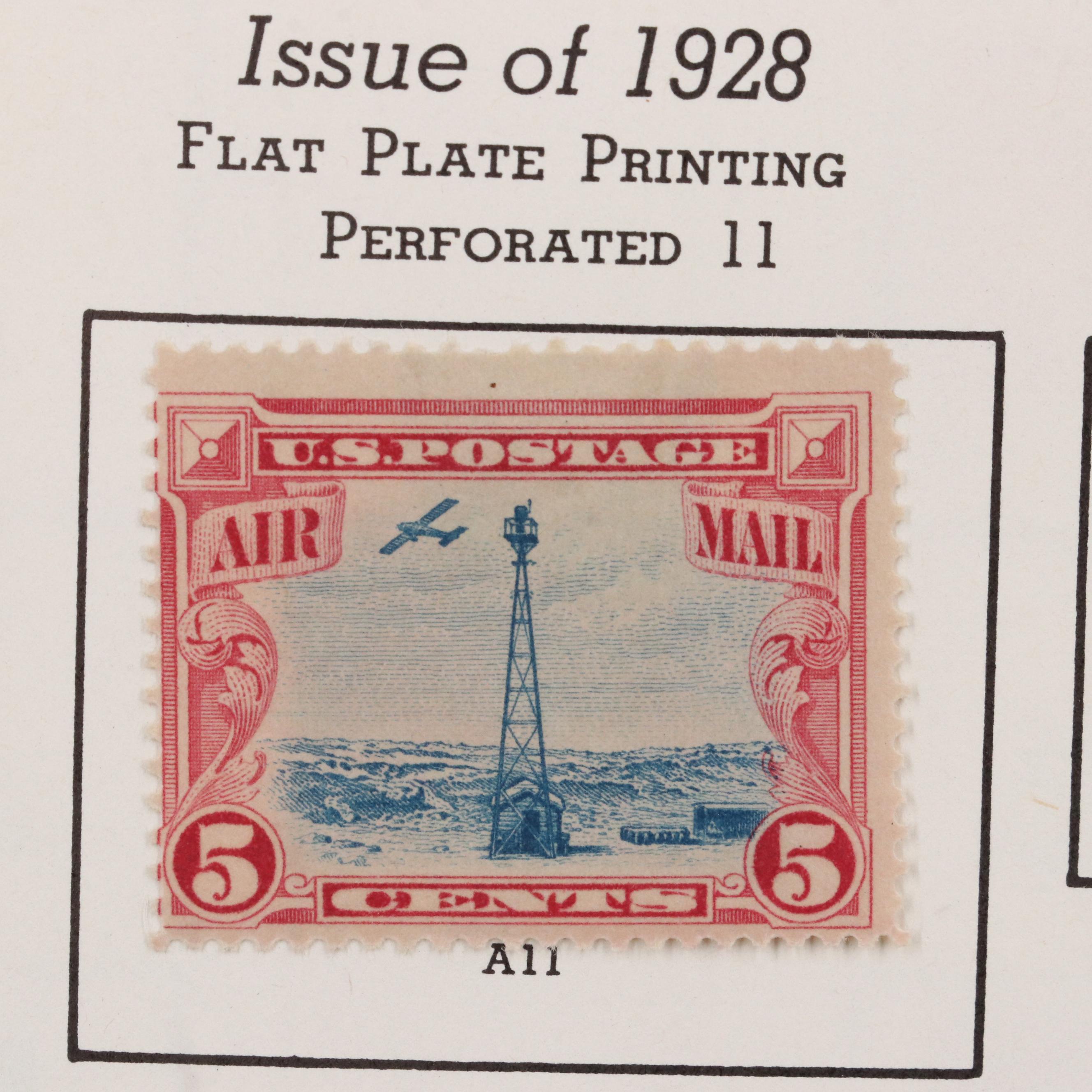 U.S. Postage Stamp Collection, 1851 to 1950s