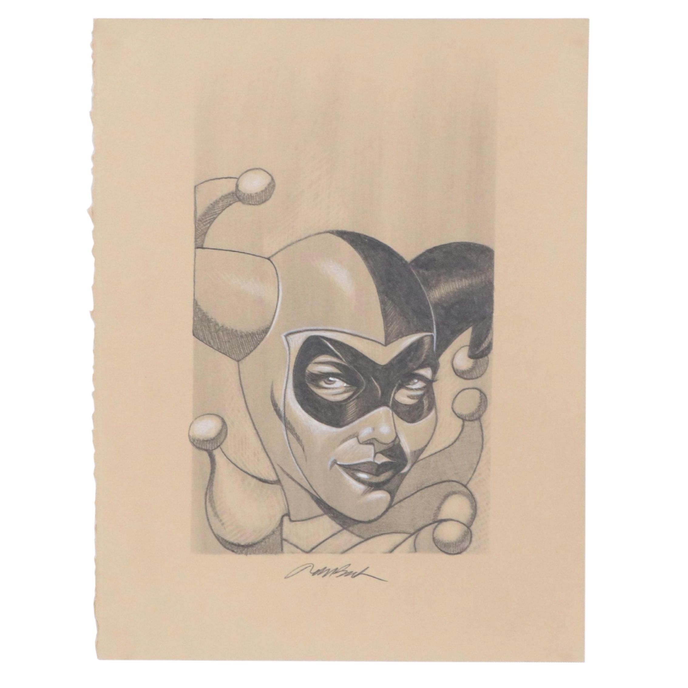 David Michael Beck Graphite Comic Illustration