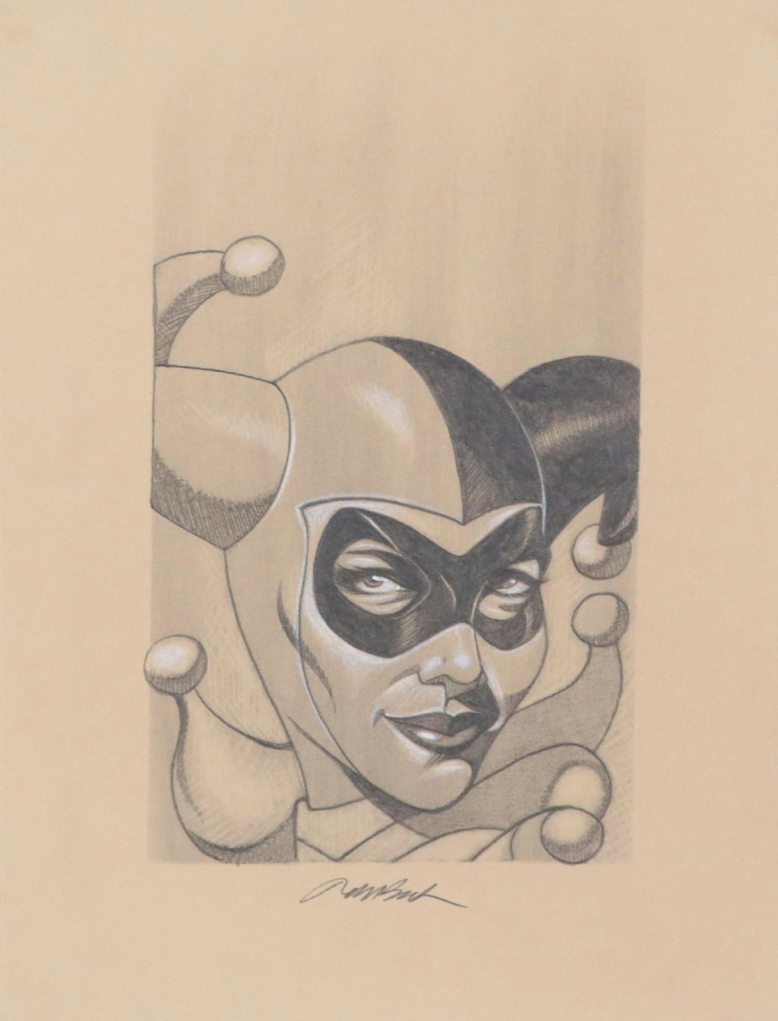 David Michael Beck Graphite Comic Illustration