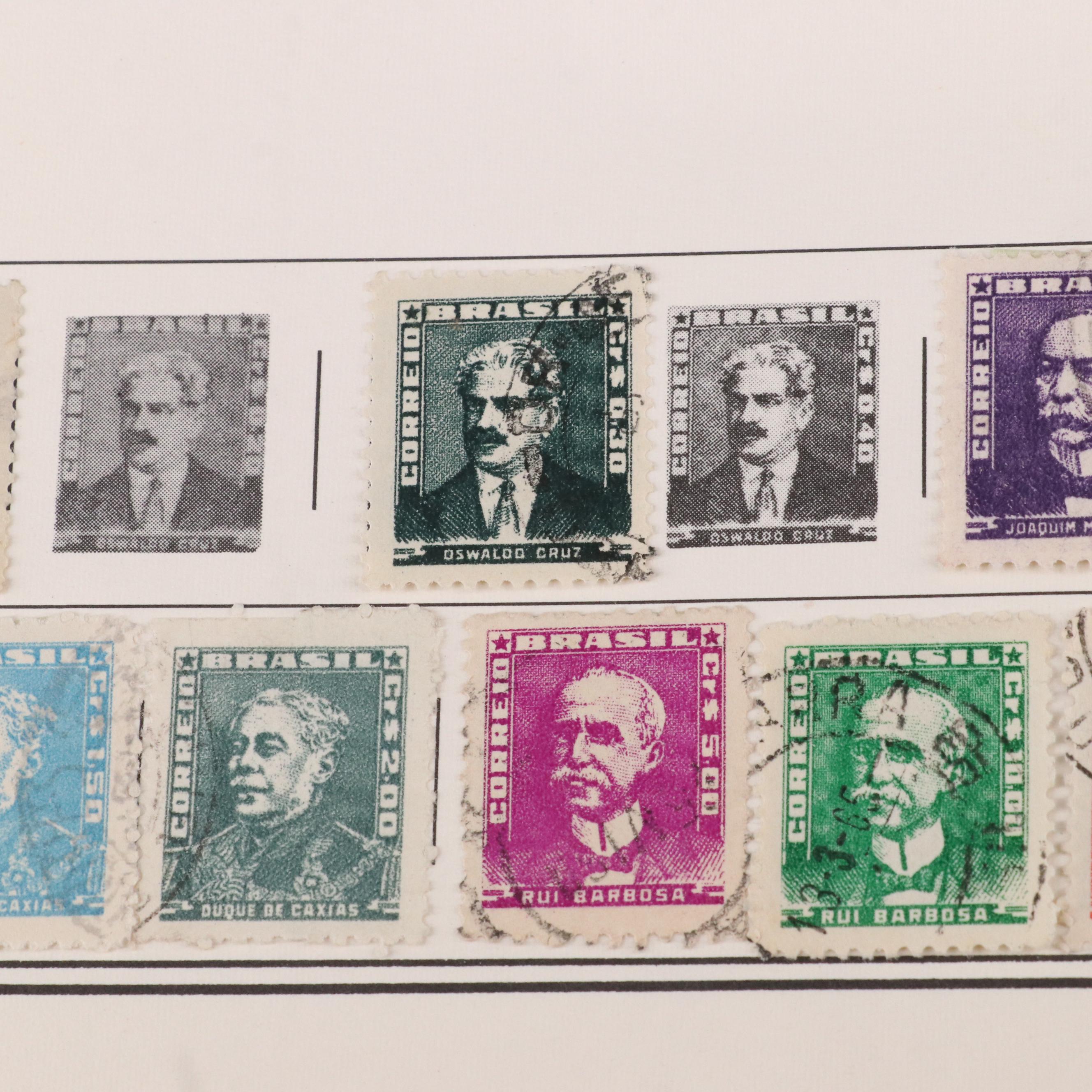 Group of Vintage U.S. and Worldwide Postage Stamps