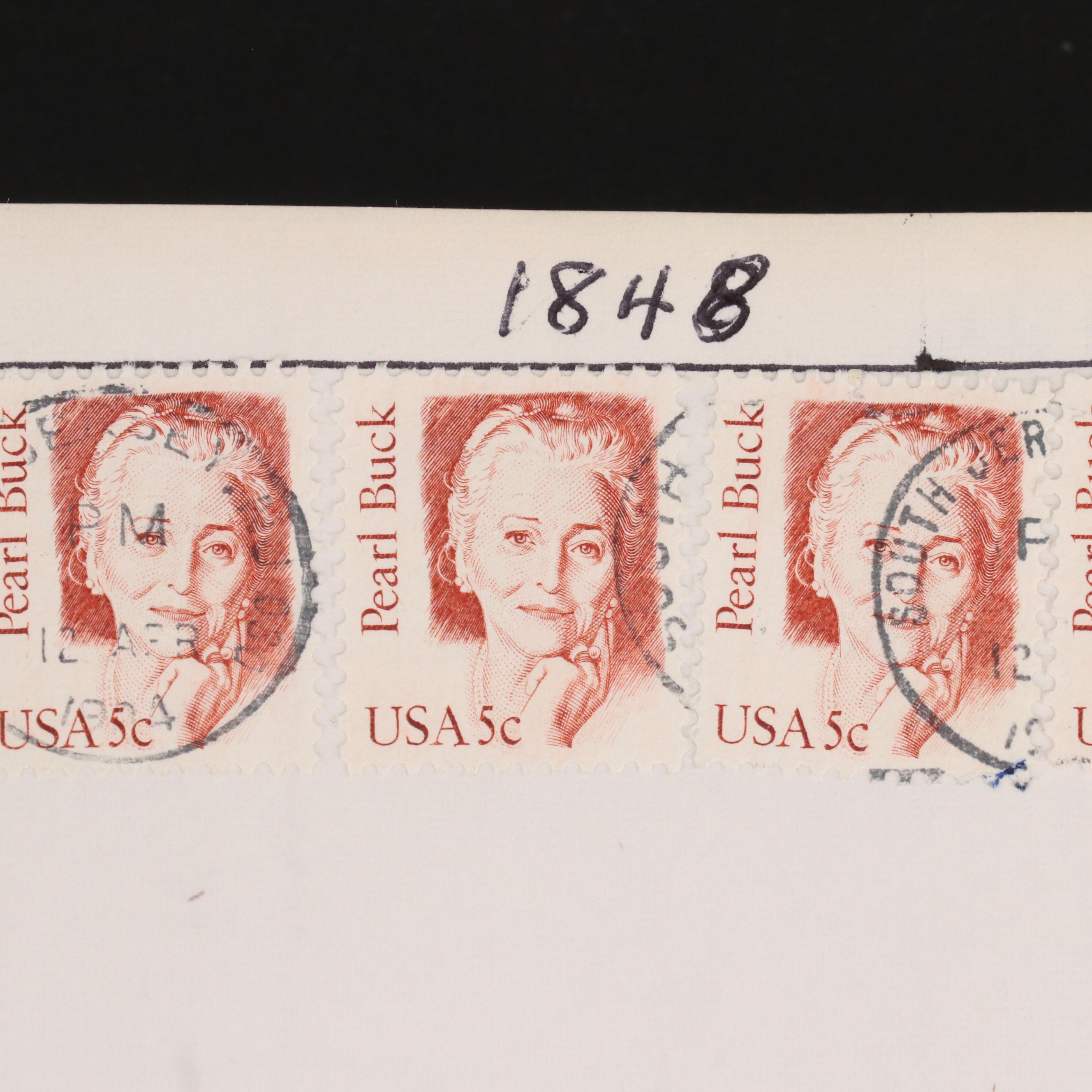 Group of Vintage U.S. and Worldwide Postage Stamps