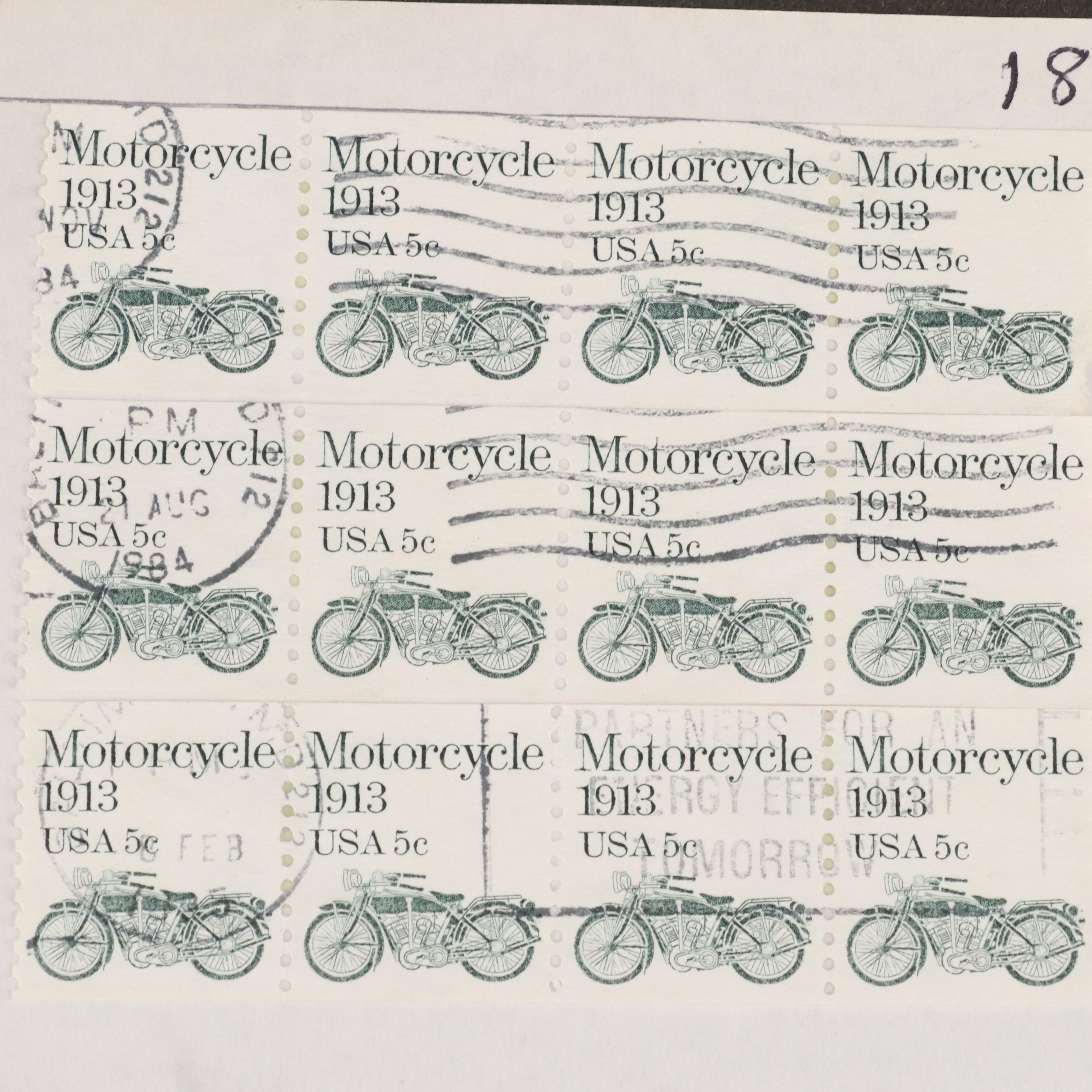 Group of Vintage U.S. and Worldwide Postage Stamps