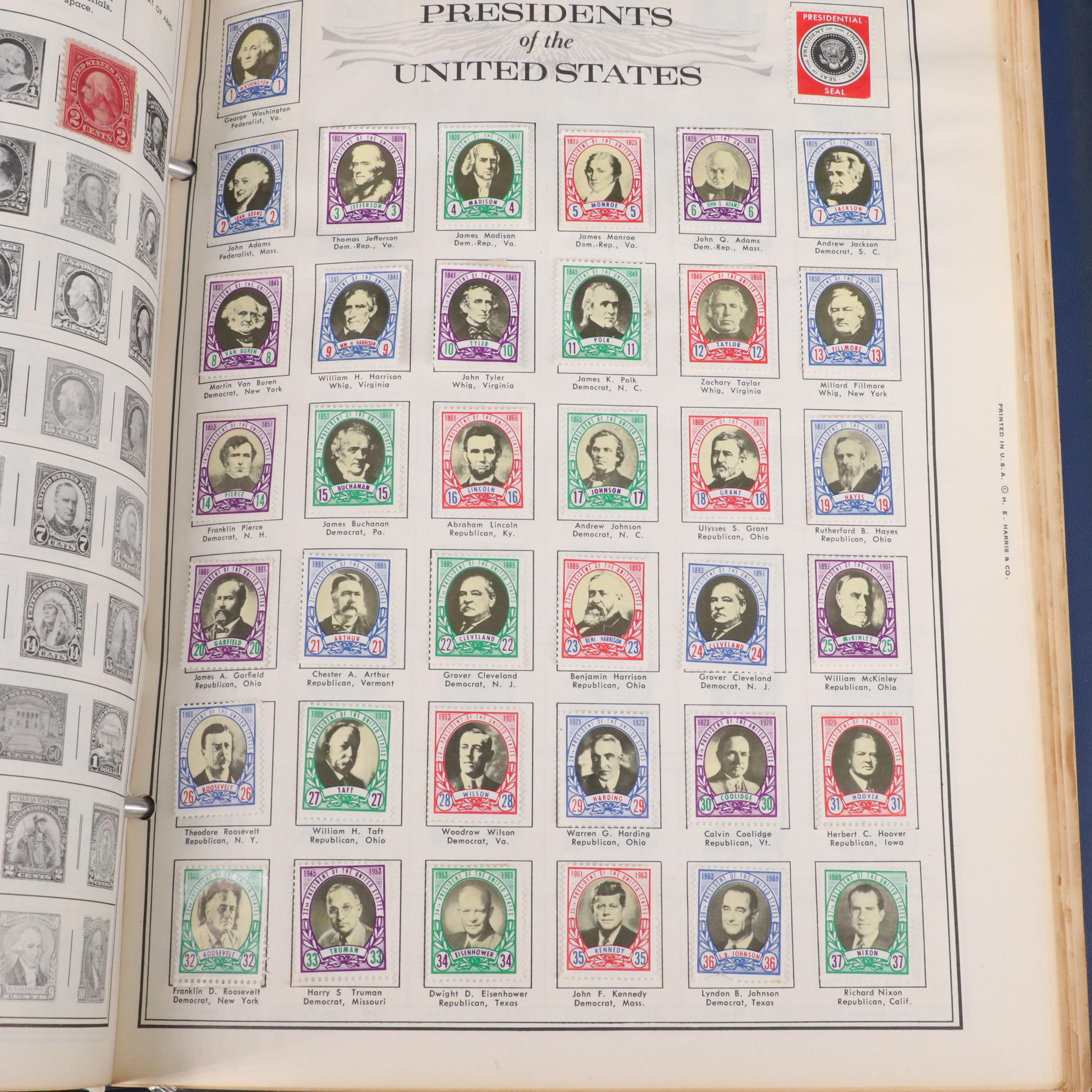 Group of Vintage U.S. and Worldwide Postage Stamps
