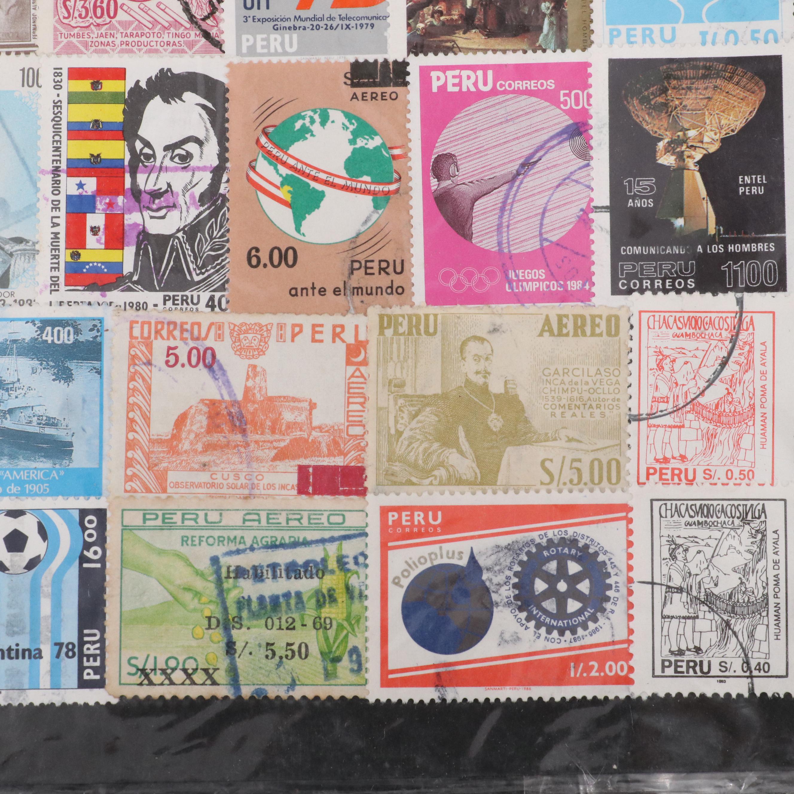 Group of Vintage U.S. and Worldwide Postage Stamps