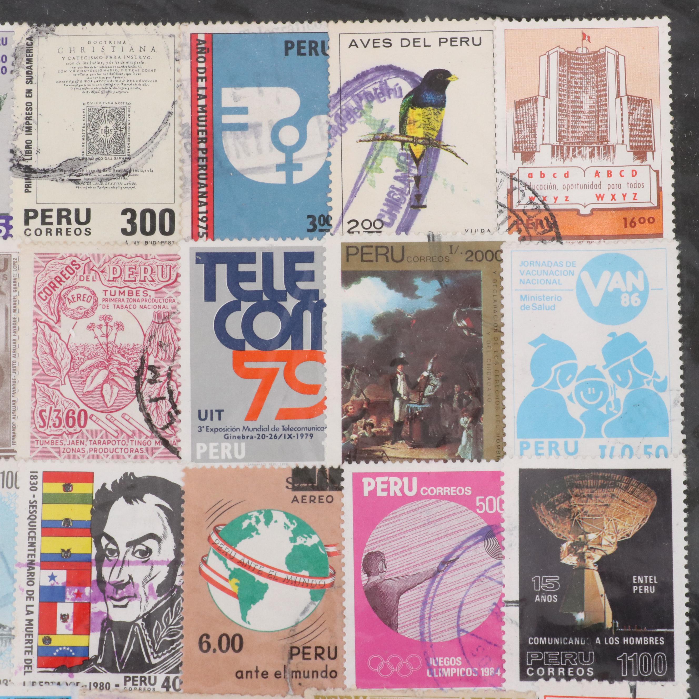 Group of Vintage U.S. and Worldwide Postage Stamps