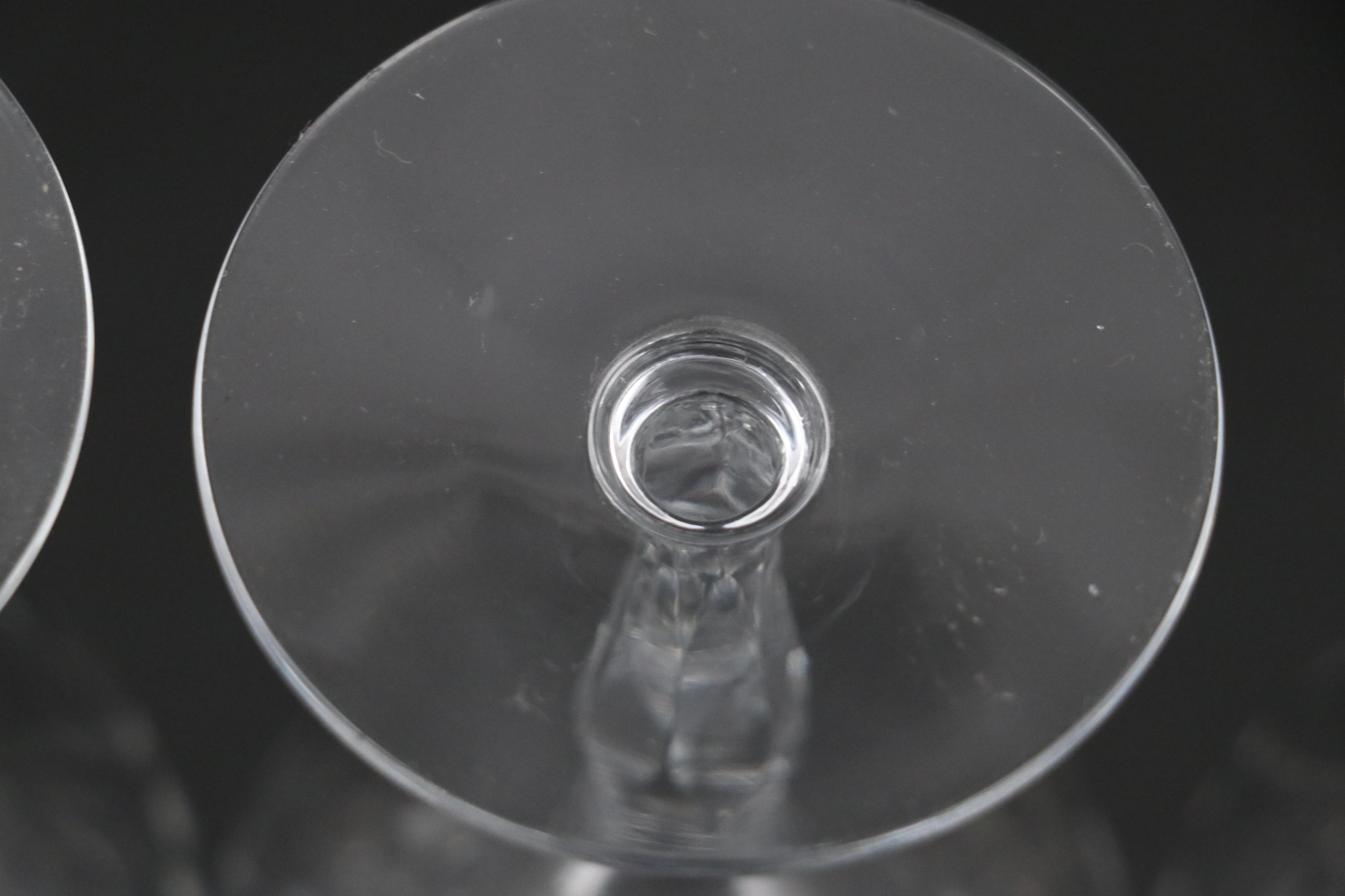 Frosted Diamond Pattern Glass Decanter with Glass Cordial Glasses