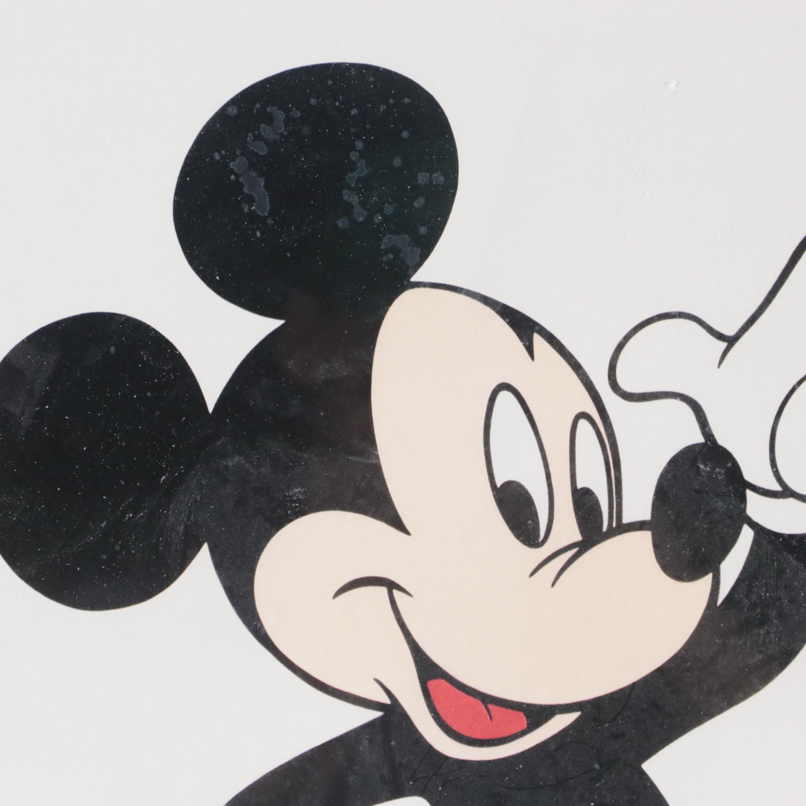 Offset Lithograph of Mickey Mouse