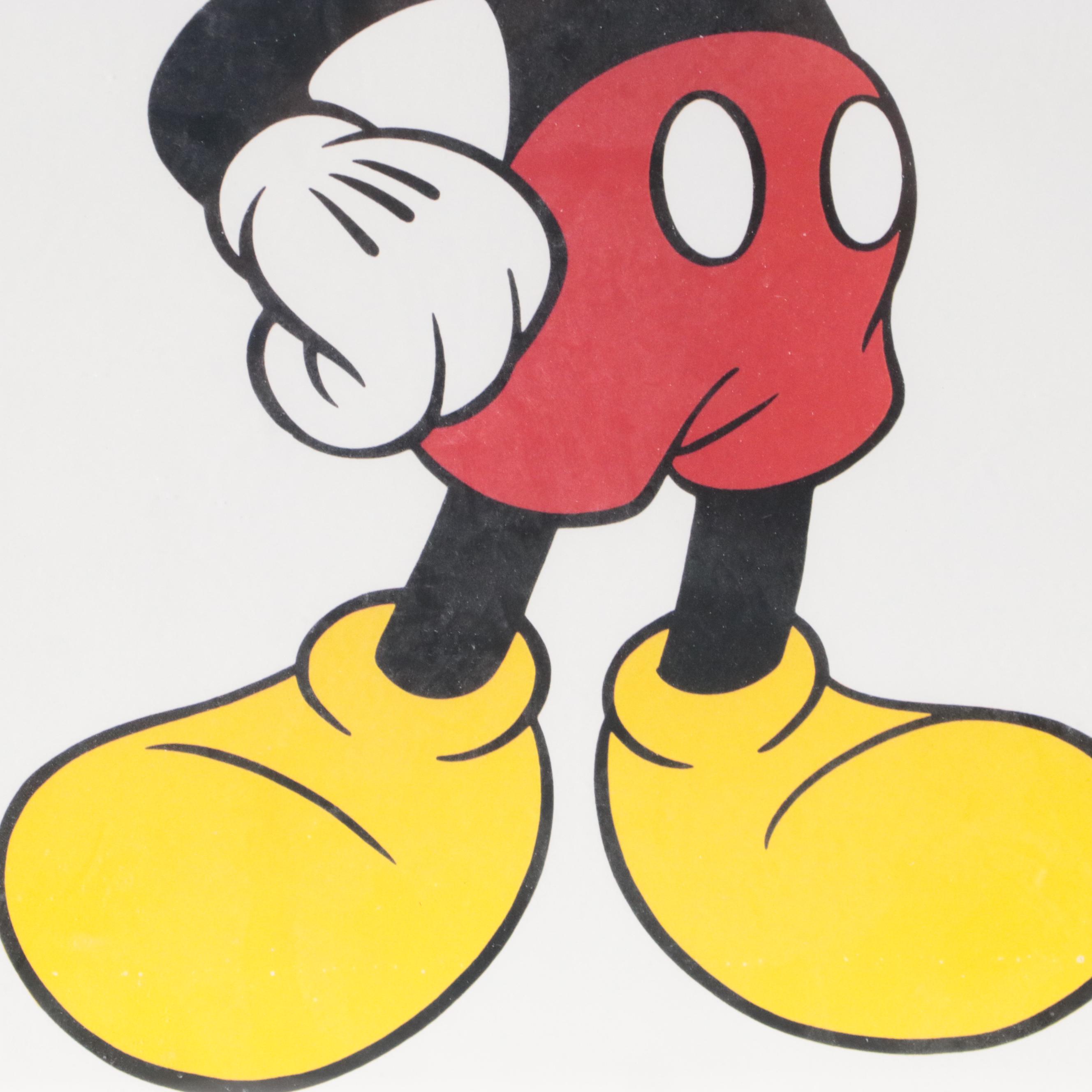Offset Lithograph of Mickey Mouse