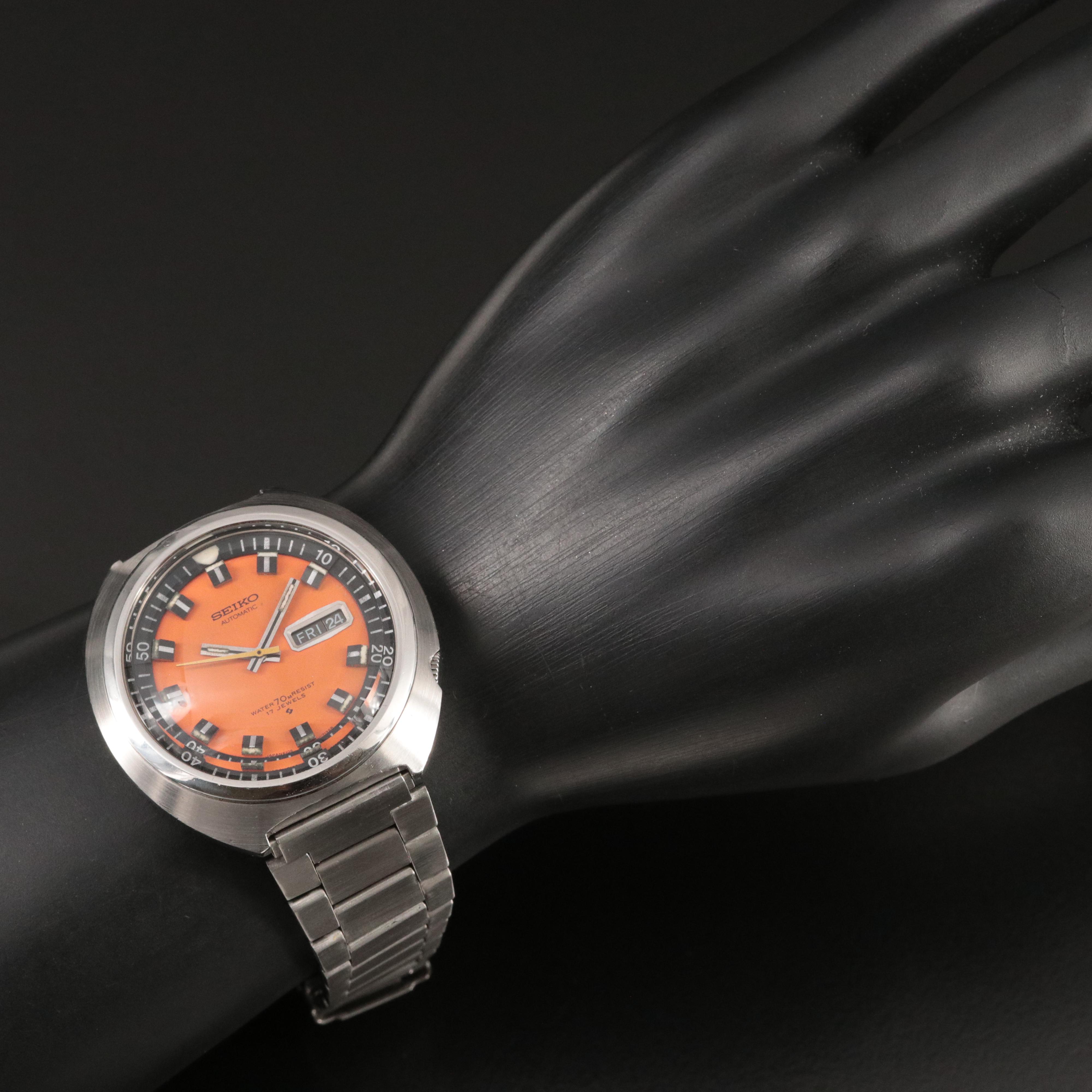 Vintage Seiko "UFO" Sport Diver 43MM Steel Automatic Watch