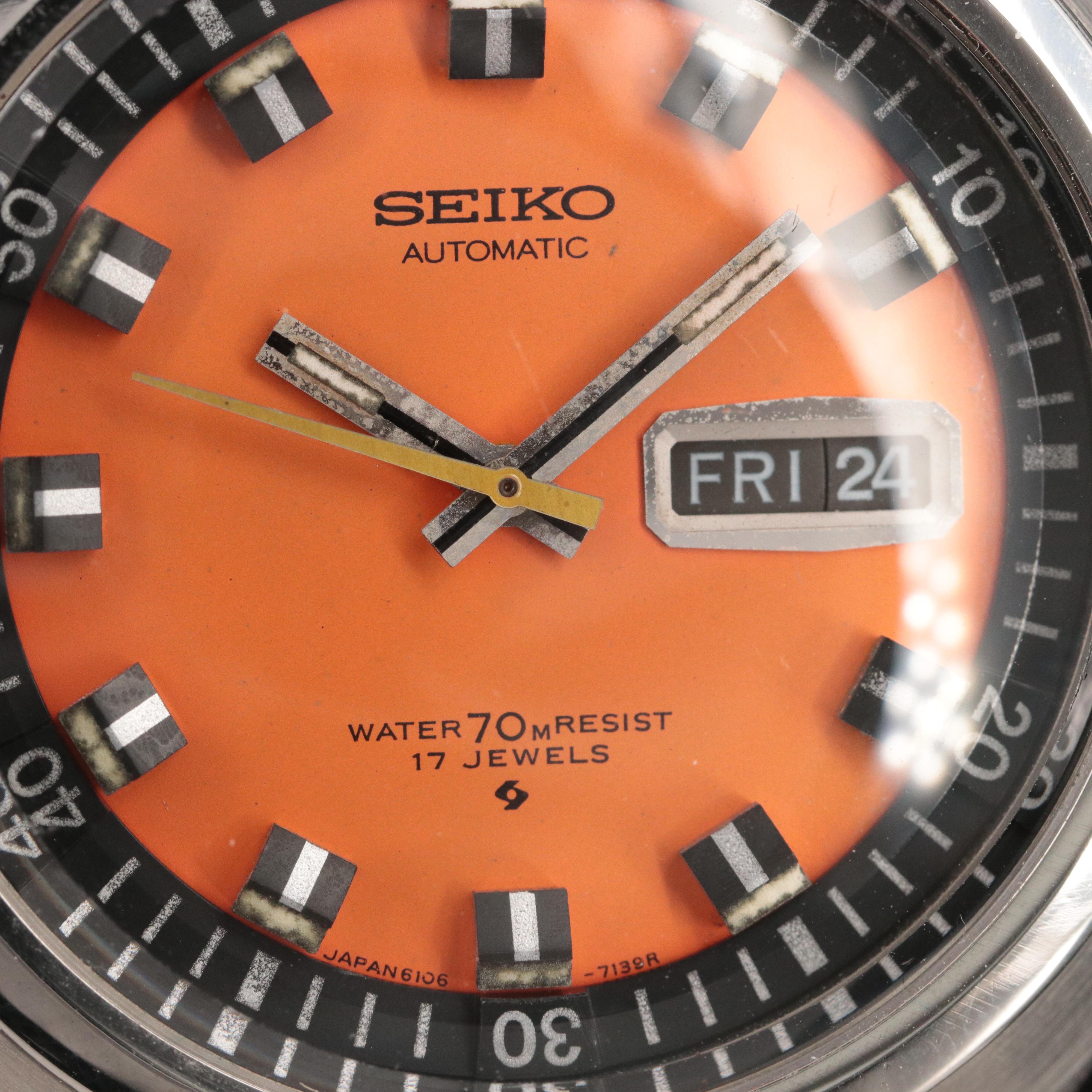 Vintage Seiko "UFO" Sport Diver 43MM Steel Automatic Watch
